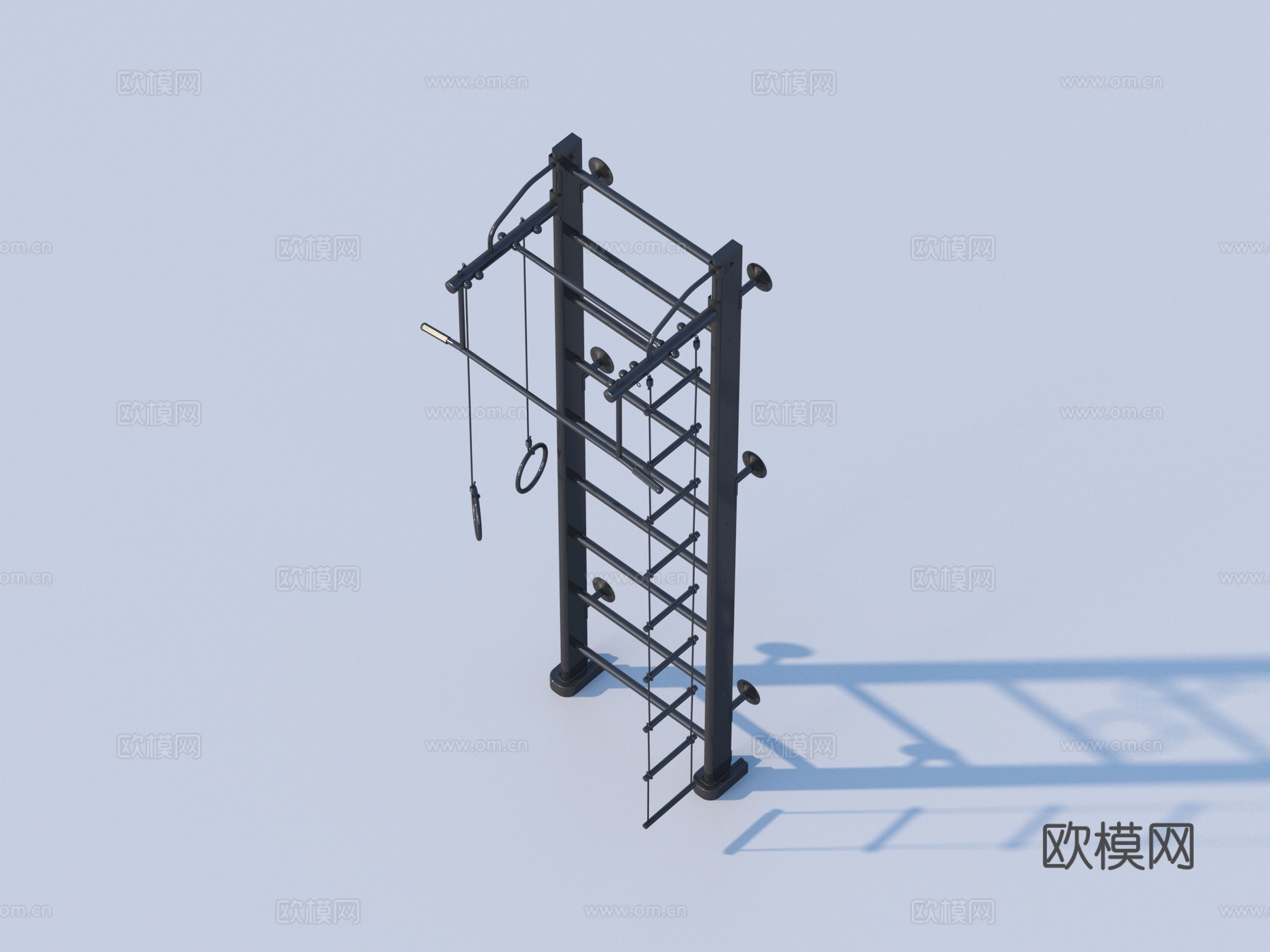 健身器材 运动器材3d模型