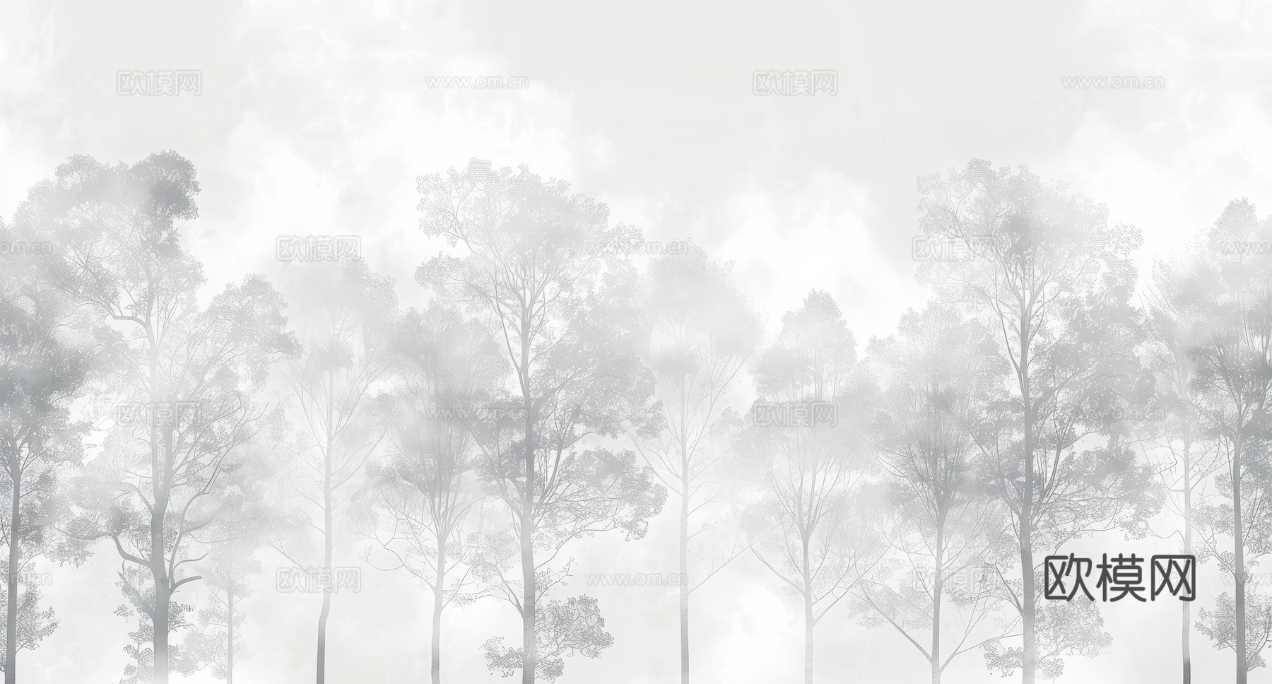 欧式田园热带雨林壁纸下载（渲染图8）