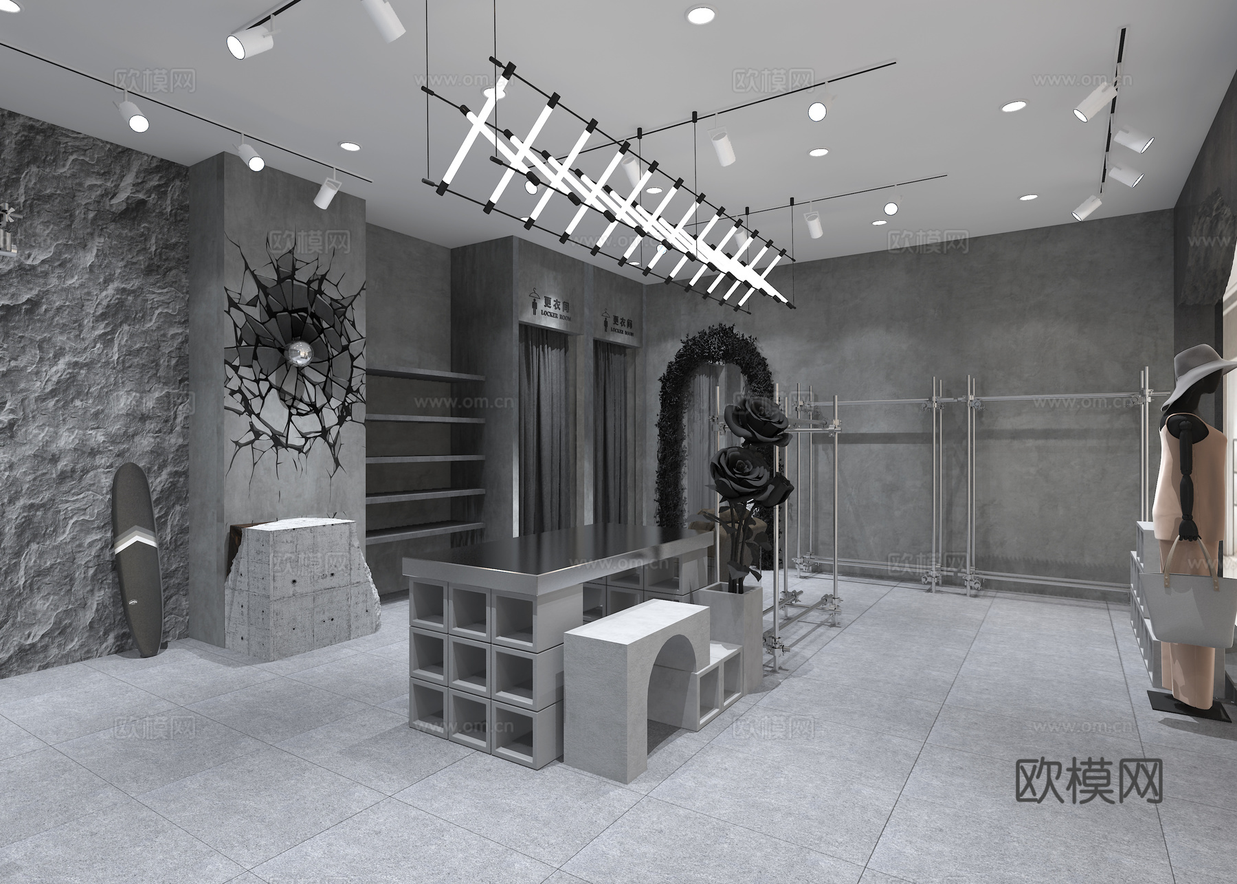 服装店3d模型