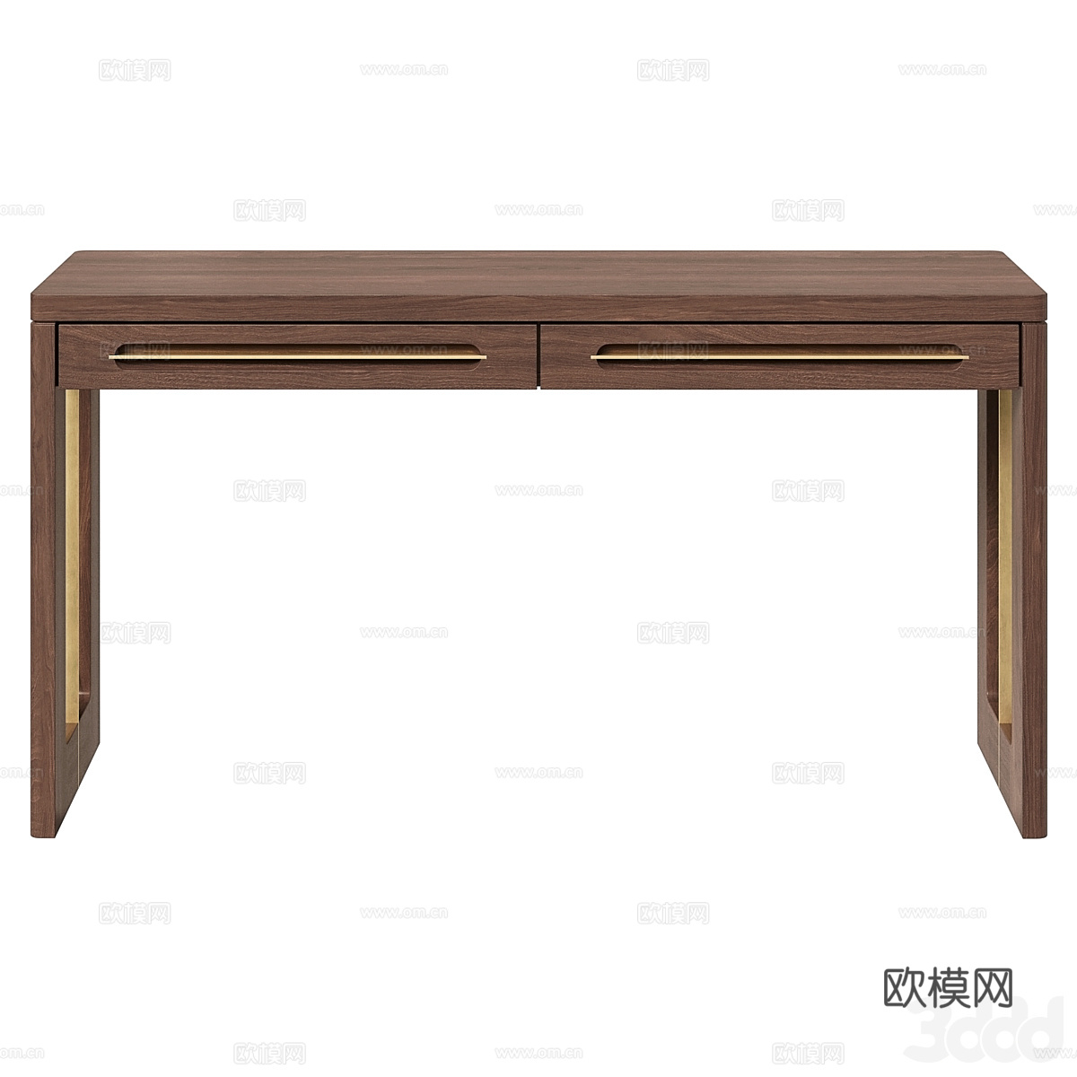 新中式轻奢端景台 玄关柜3d模型