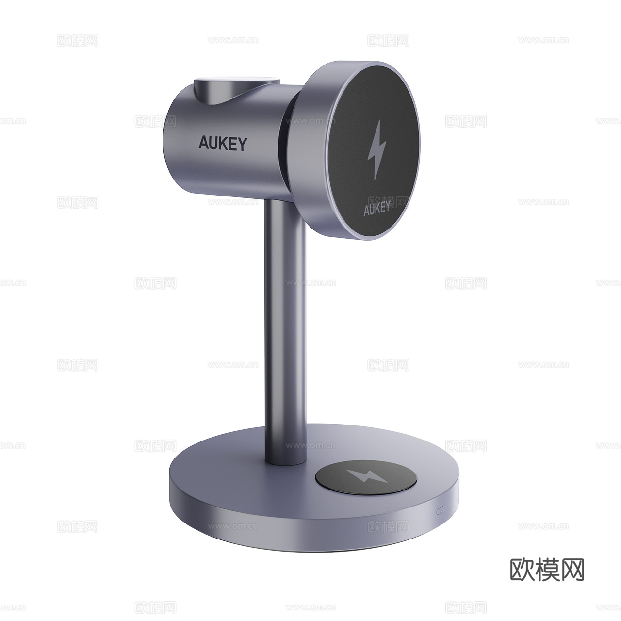 Aukey 的 MagLink 3 合 1 磁性无线充电器3d模型