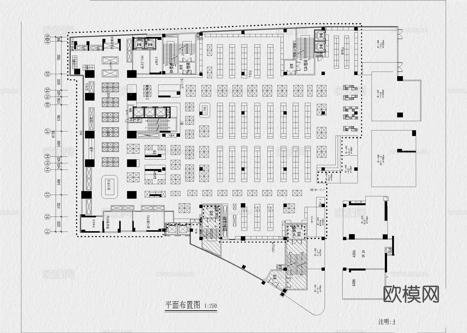 超市 连锁超市 超市卖场 百货商场 购物中心 生鲜超市cad施工图
