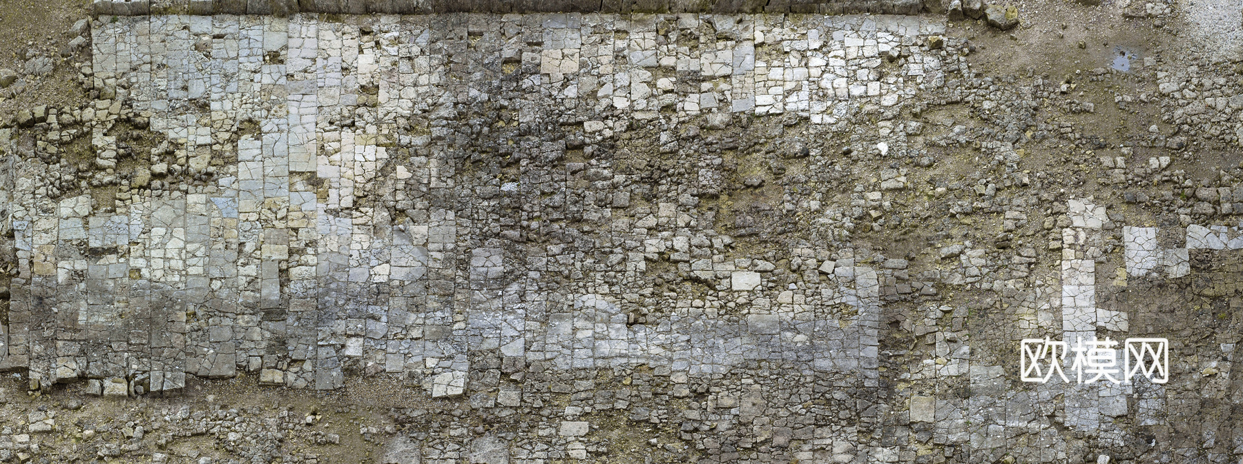 砖块路面  石材拼花 古典墙砖地砖下载