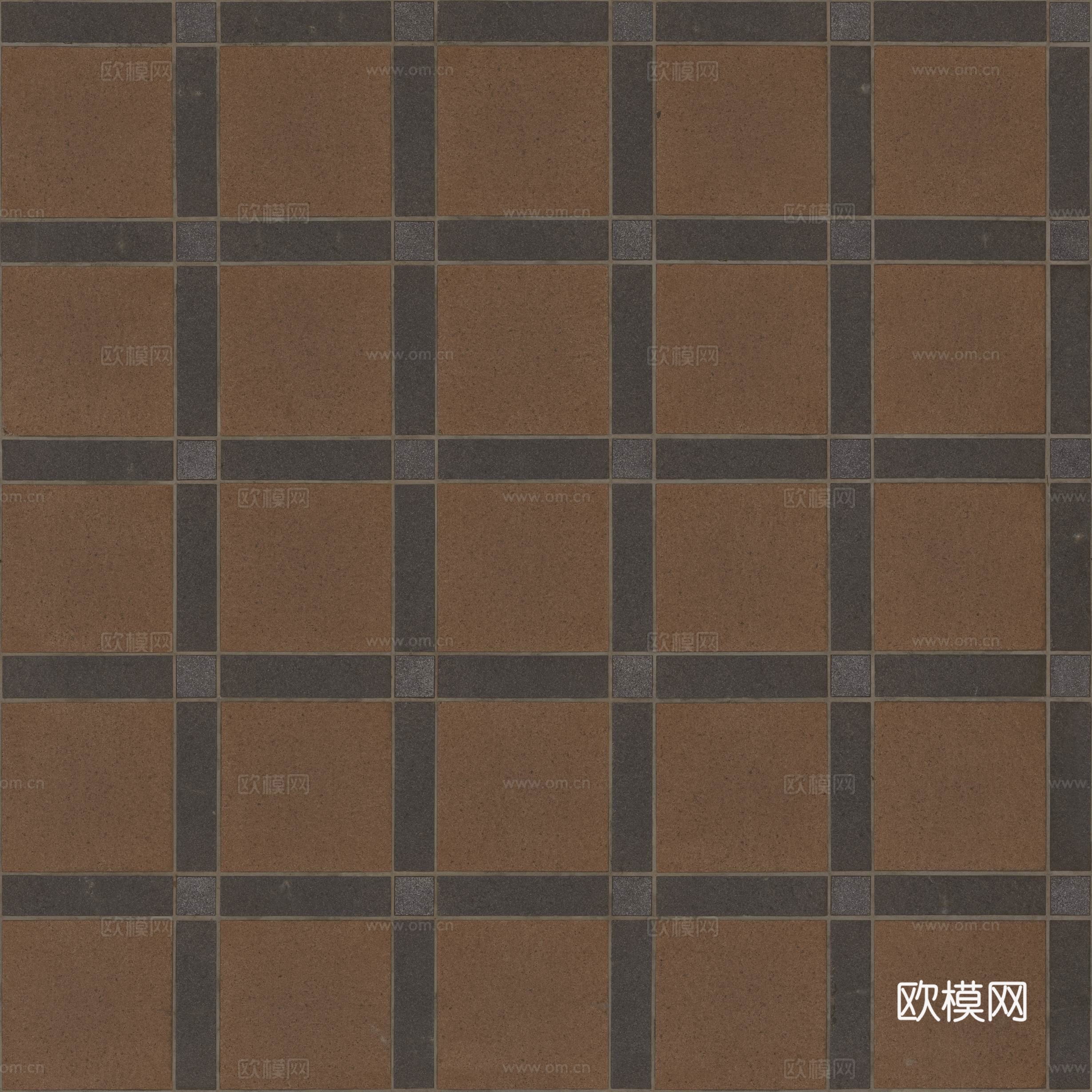 方格广场砖