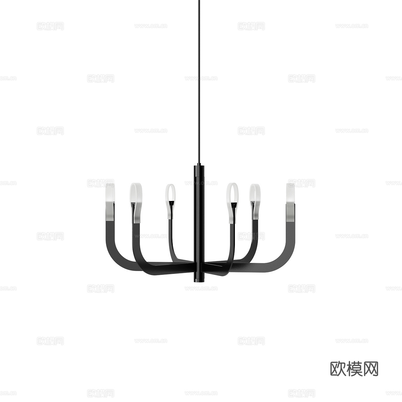 Luceplan 现代吊灯 极简吊灯 法式吊灯 多头吊灯3d模型