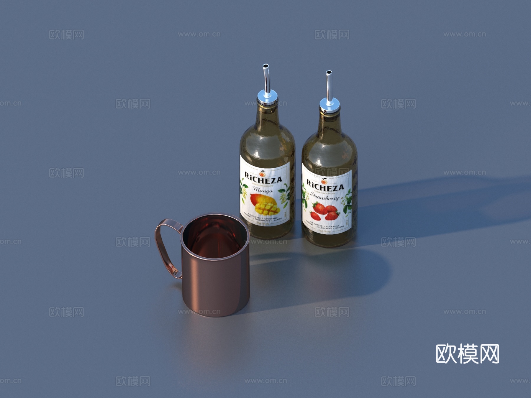 瓶子 摆件 生活用品3d模型