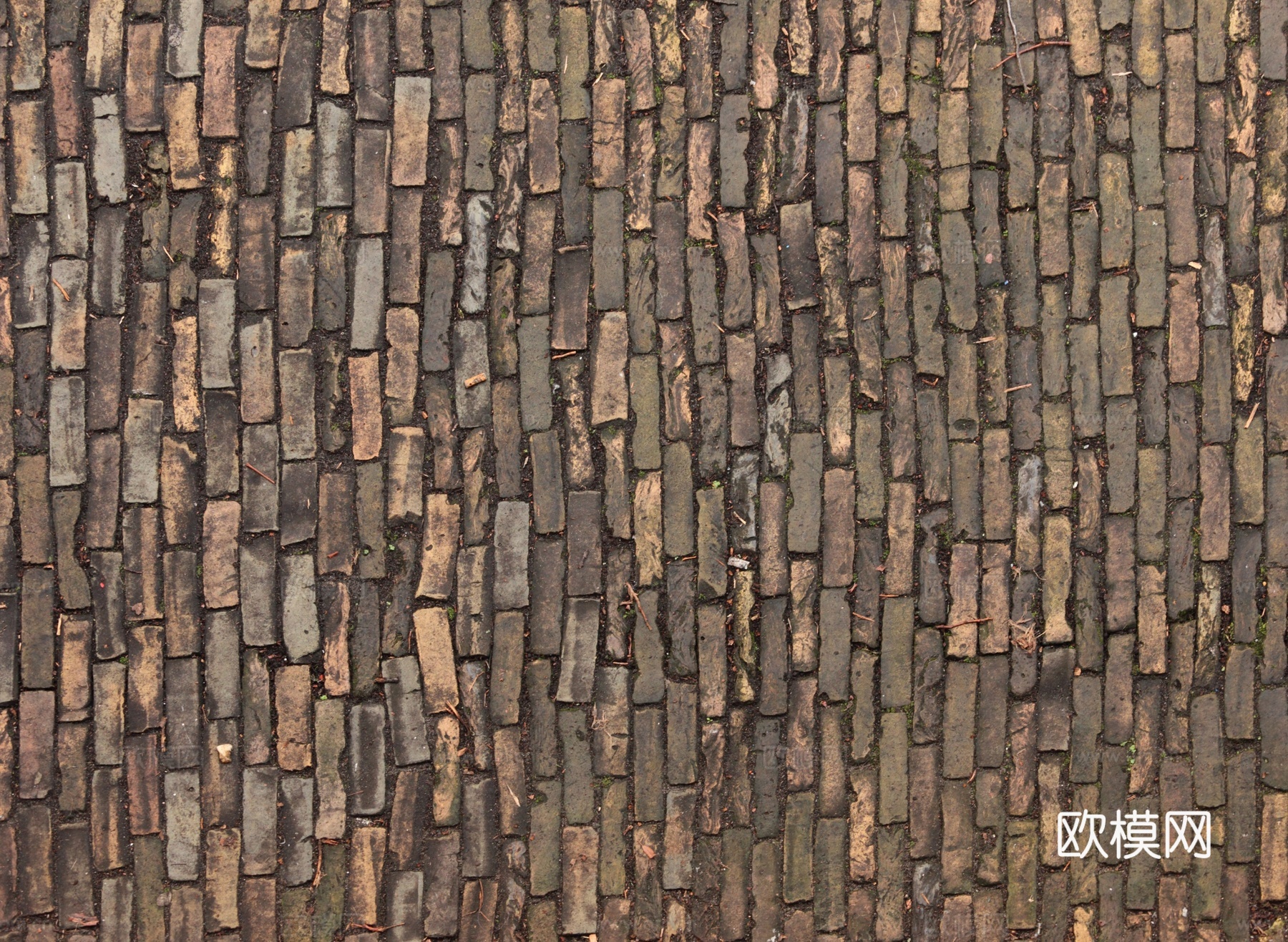 砖块路面  石材拼花 古典墙砖地砖下载