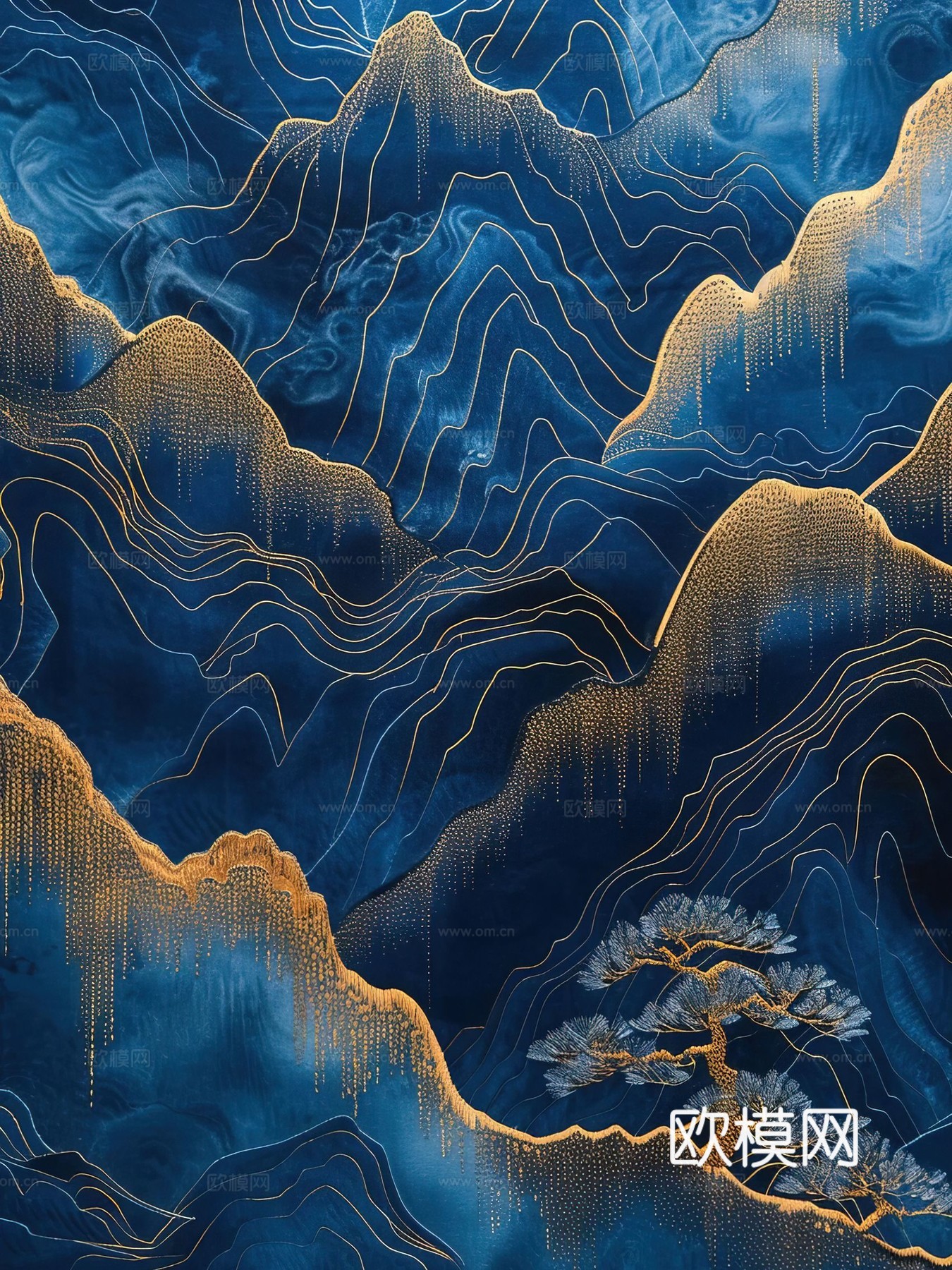 新中式国风壁纸壁画
