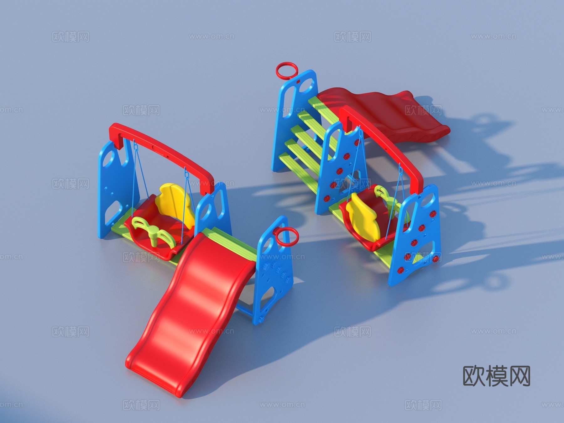 滑梯 游乐设备 塑料滑梯3d模型