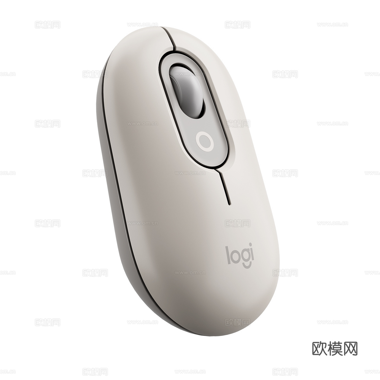 罗技 Pop Wireless 鼠标 无线鼠标 蓝牙鼠标3d模型