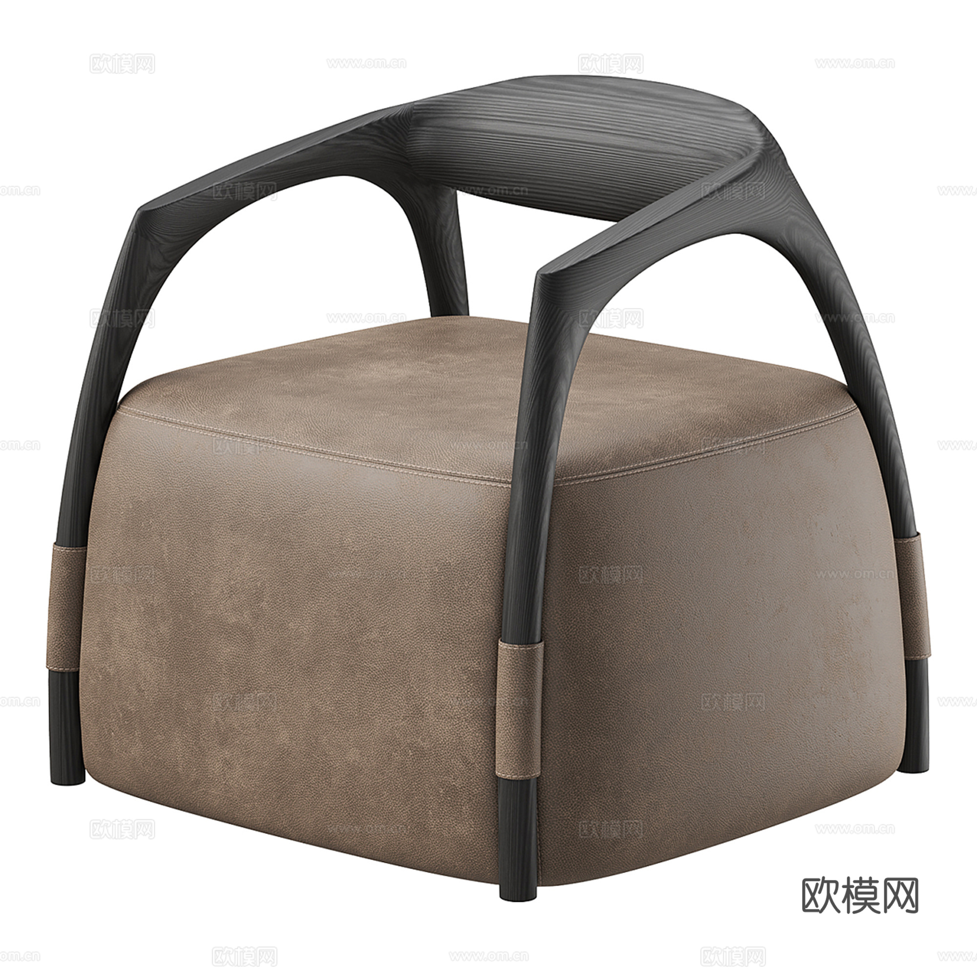 现代休闲椅 休闲单人沙发3d模型