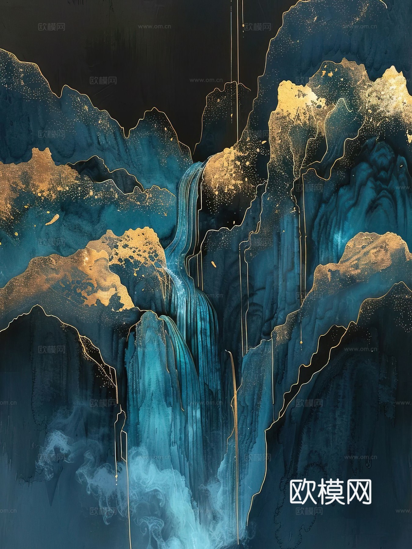 新中式国风壁纸壁画