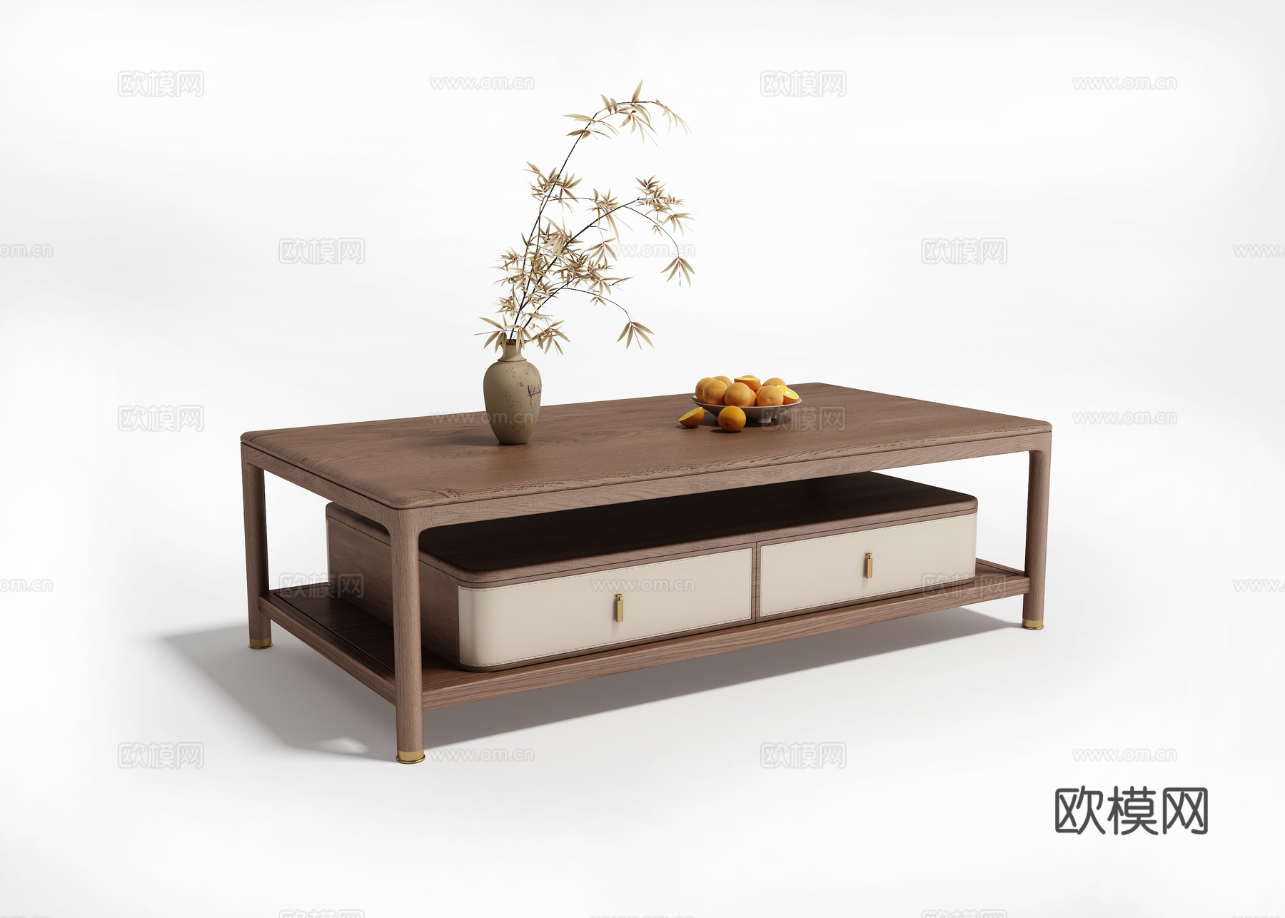 新中式茶几3d模型