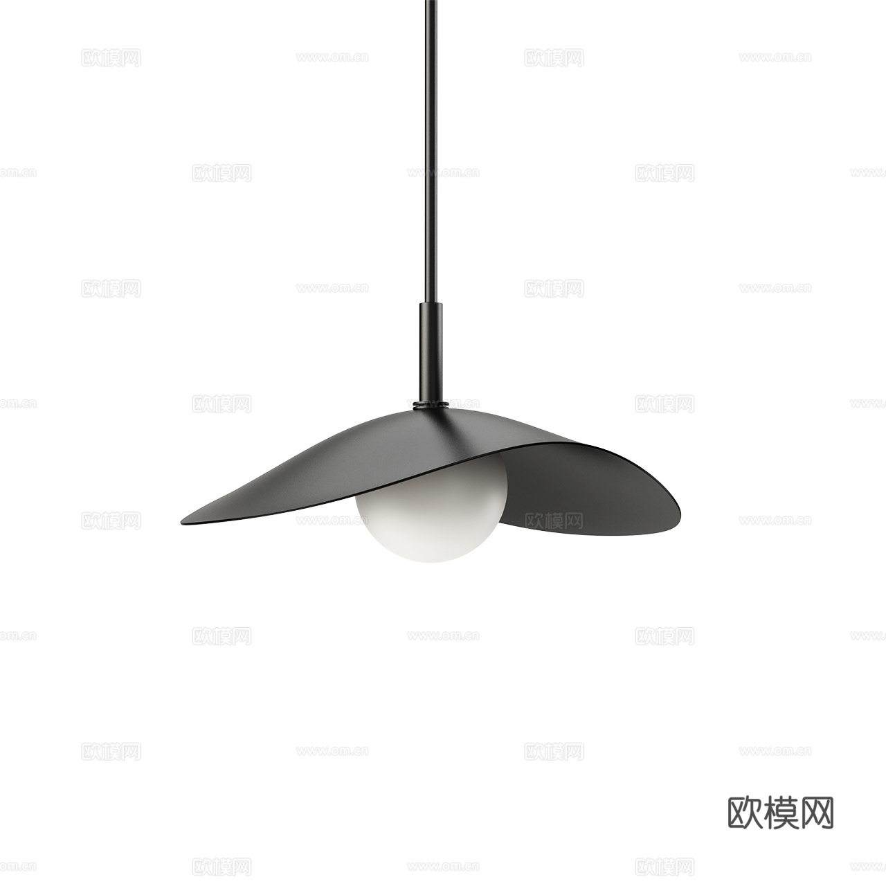 Norr11 现代吊灯 小吊灯 异形吊灯 黑色吊灯 餐厅吊灯3d模型