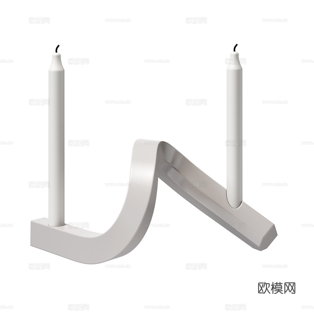 Normann 现代烛台 蜡烛 蜡烛烛台 装饰品 装饰品摆件3d模型