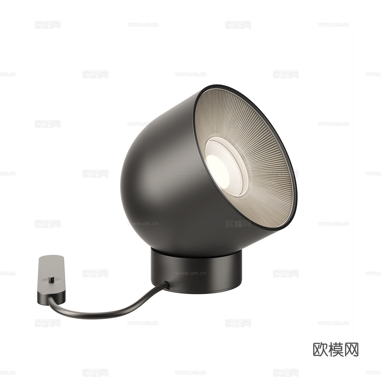 Vibia 现代台灯 极简台灯 黑色台灯 小台灯3d模型