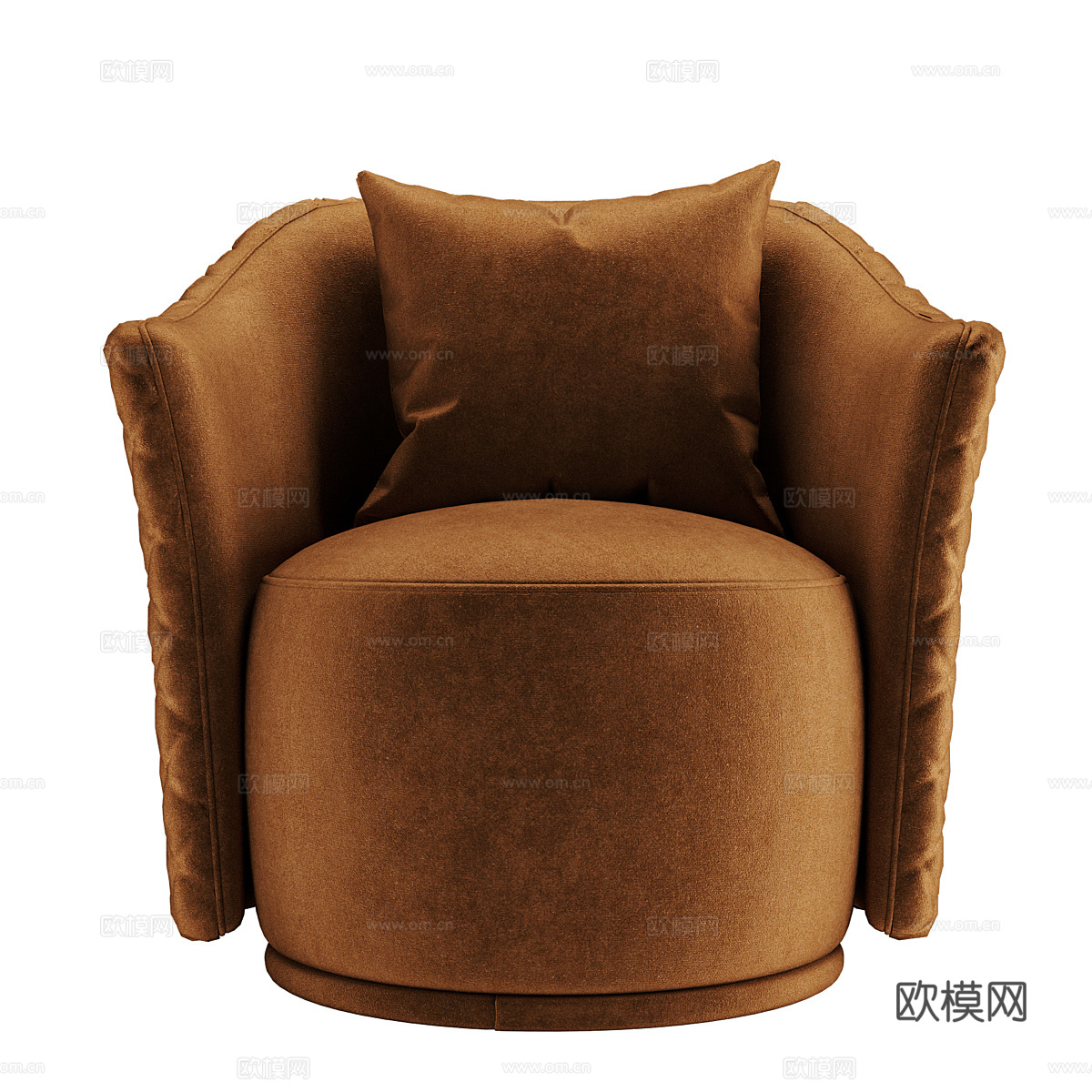 现代意式轻奢 Verona Basic 扶手椅3d模型