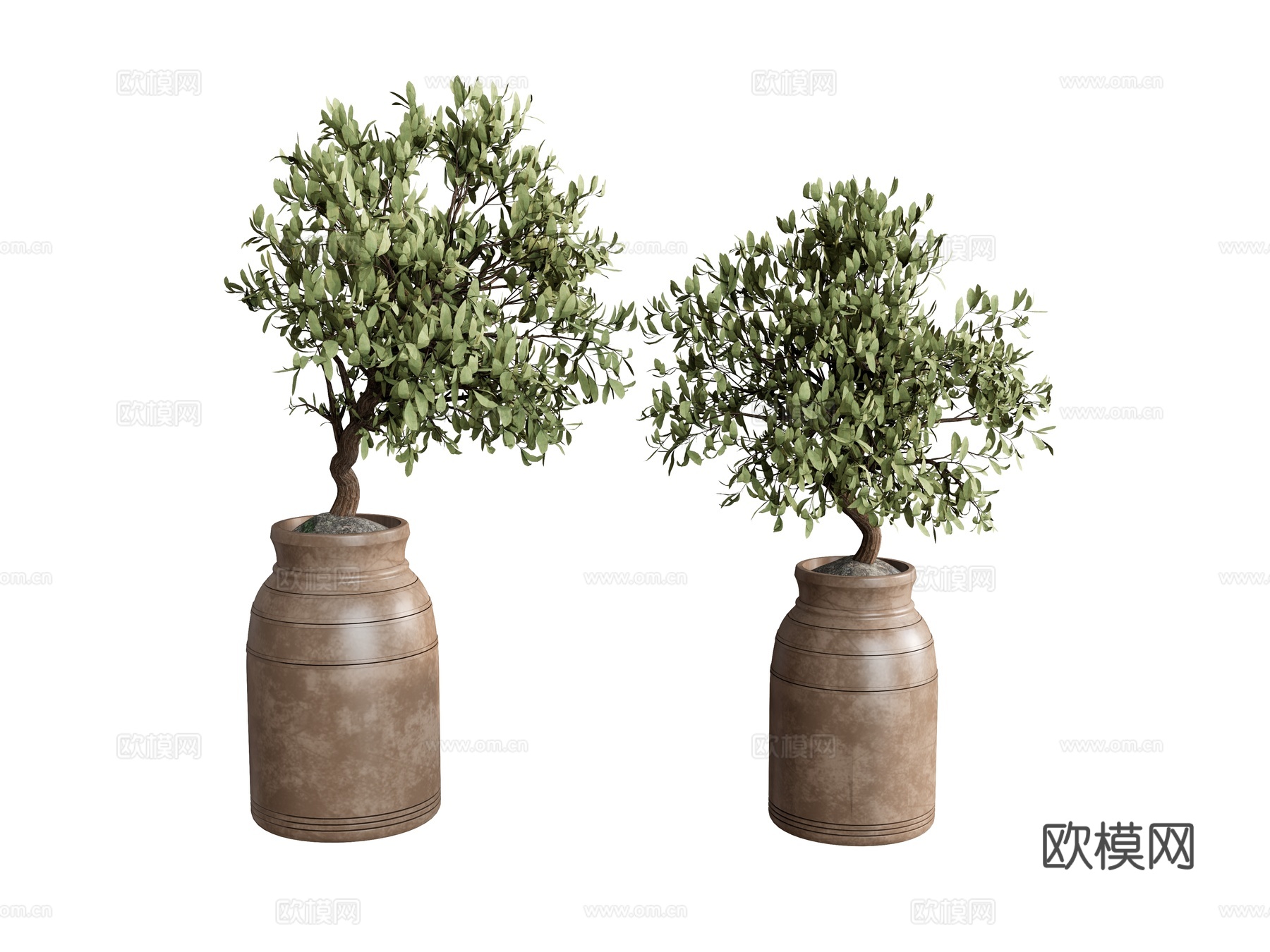 花瓶盆栽植物摆件 ×su模型