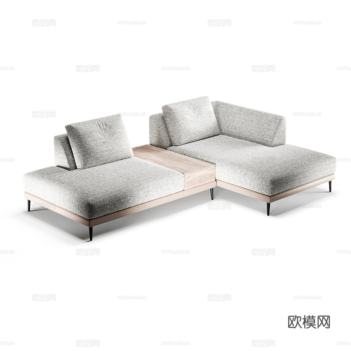 转角沙发3d模型