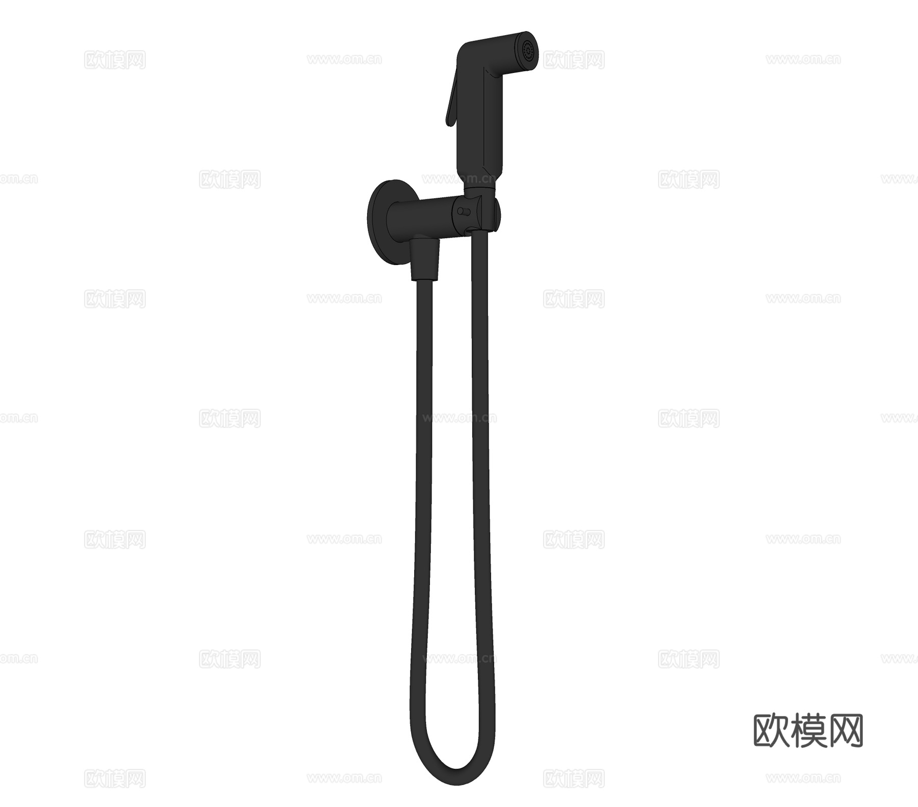 妇洗器龙头 肛门冲洗器 马桶冲洗喷枪水龙头su模型