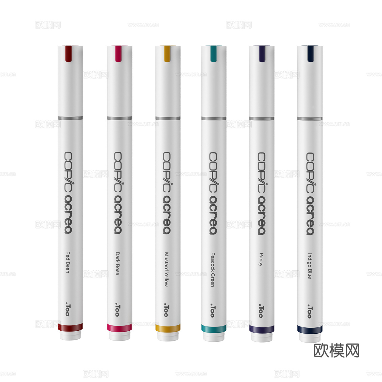 Copic 笔 画笔 彩色笔 水彩笔3d模型
