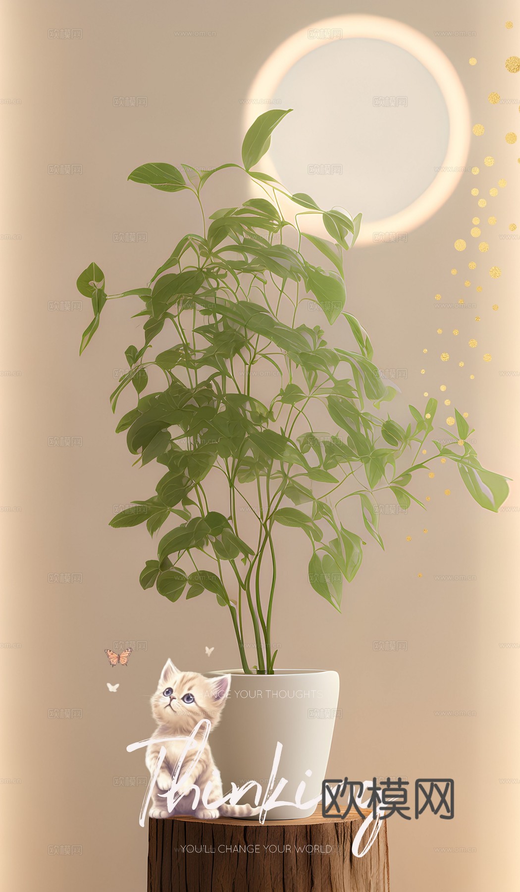 文艺小清新简约现代装饰画