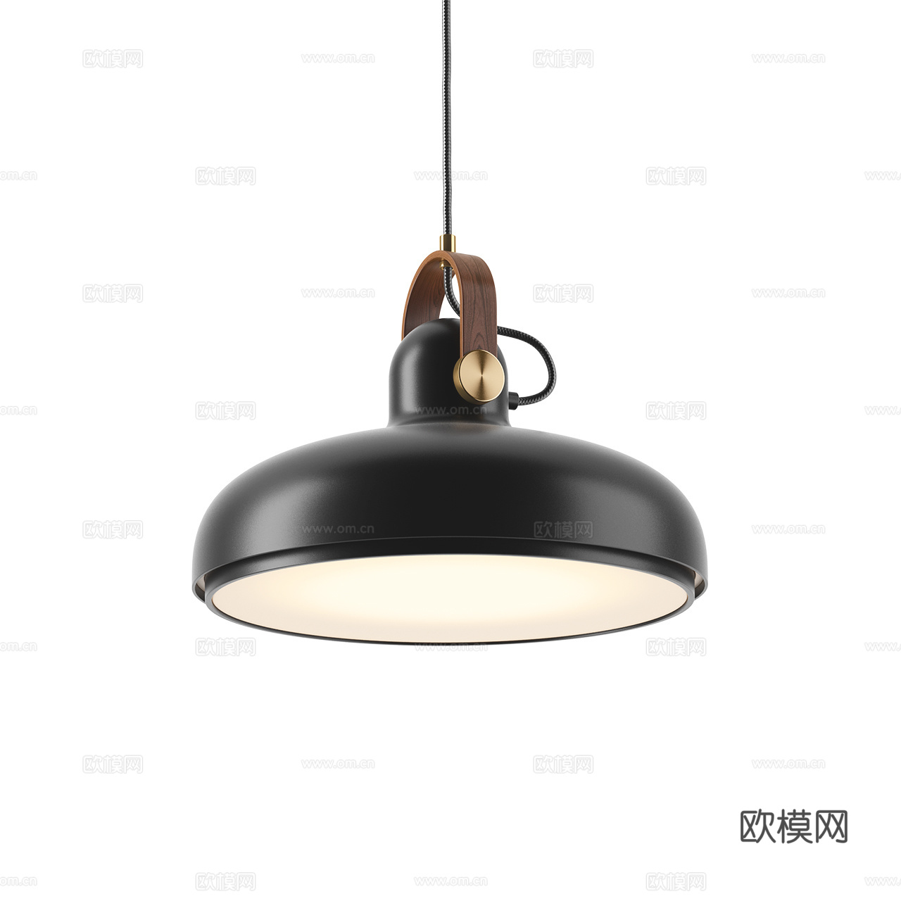 Le Klint 中古风吊灯 圆形吊灯 黑色吊灯 复古吊灯3d模型