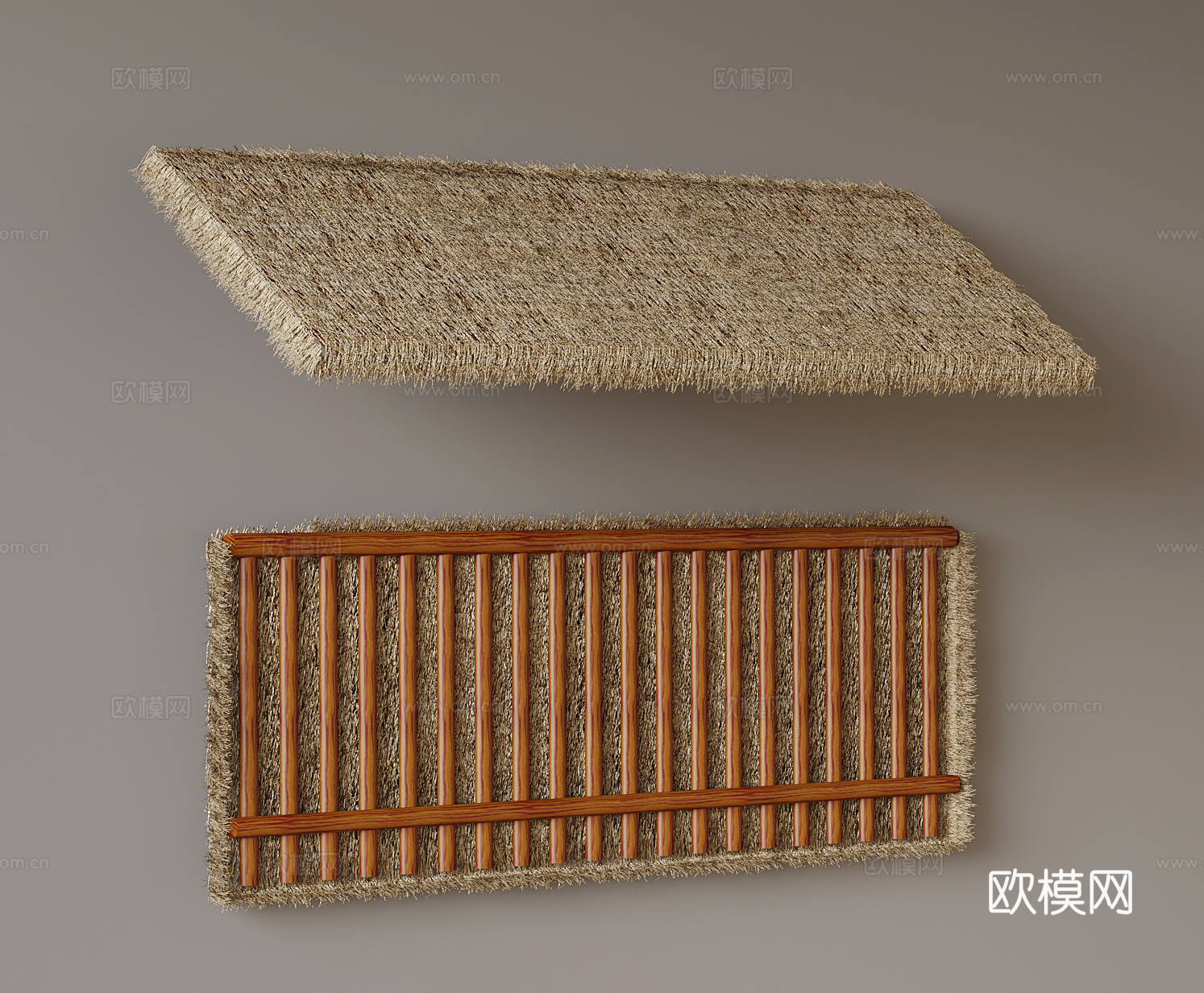 屋檐 茅草屋檐3d模型