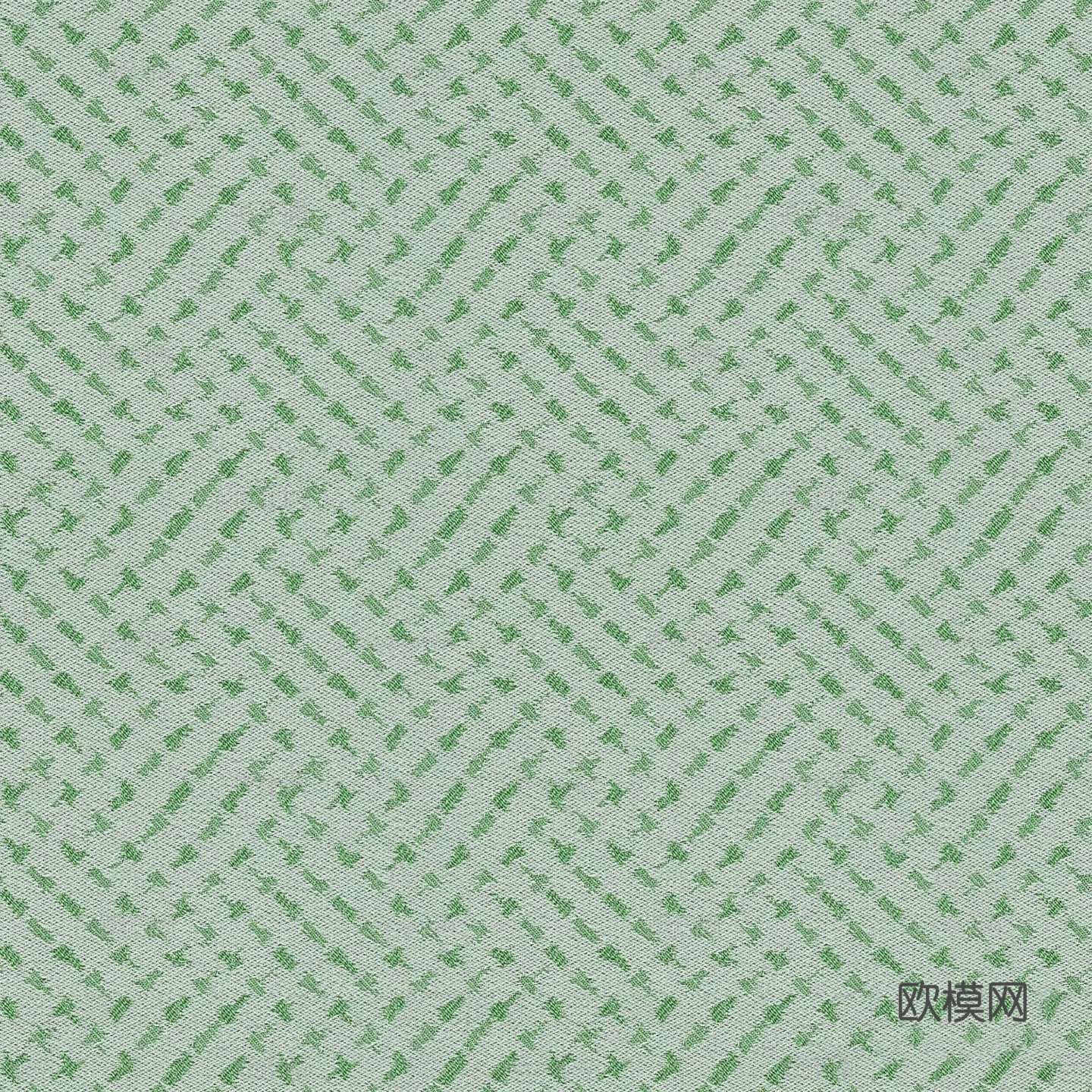 无缝绿色花纹麻布布纹墙布