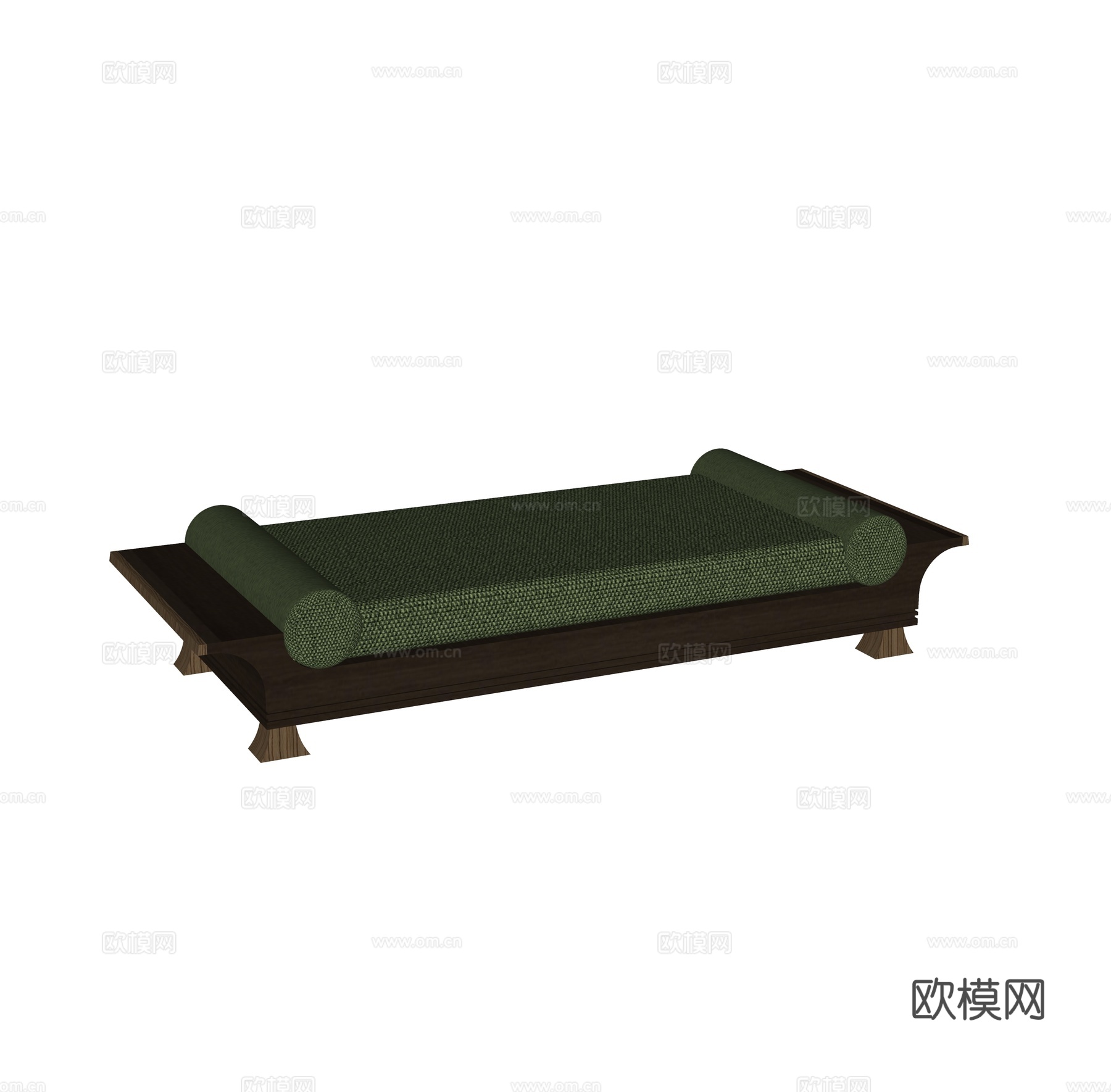 沙发凳 床尾凳 长凳su模型