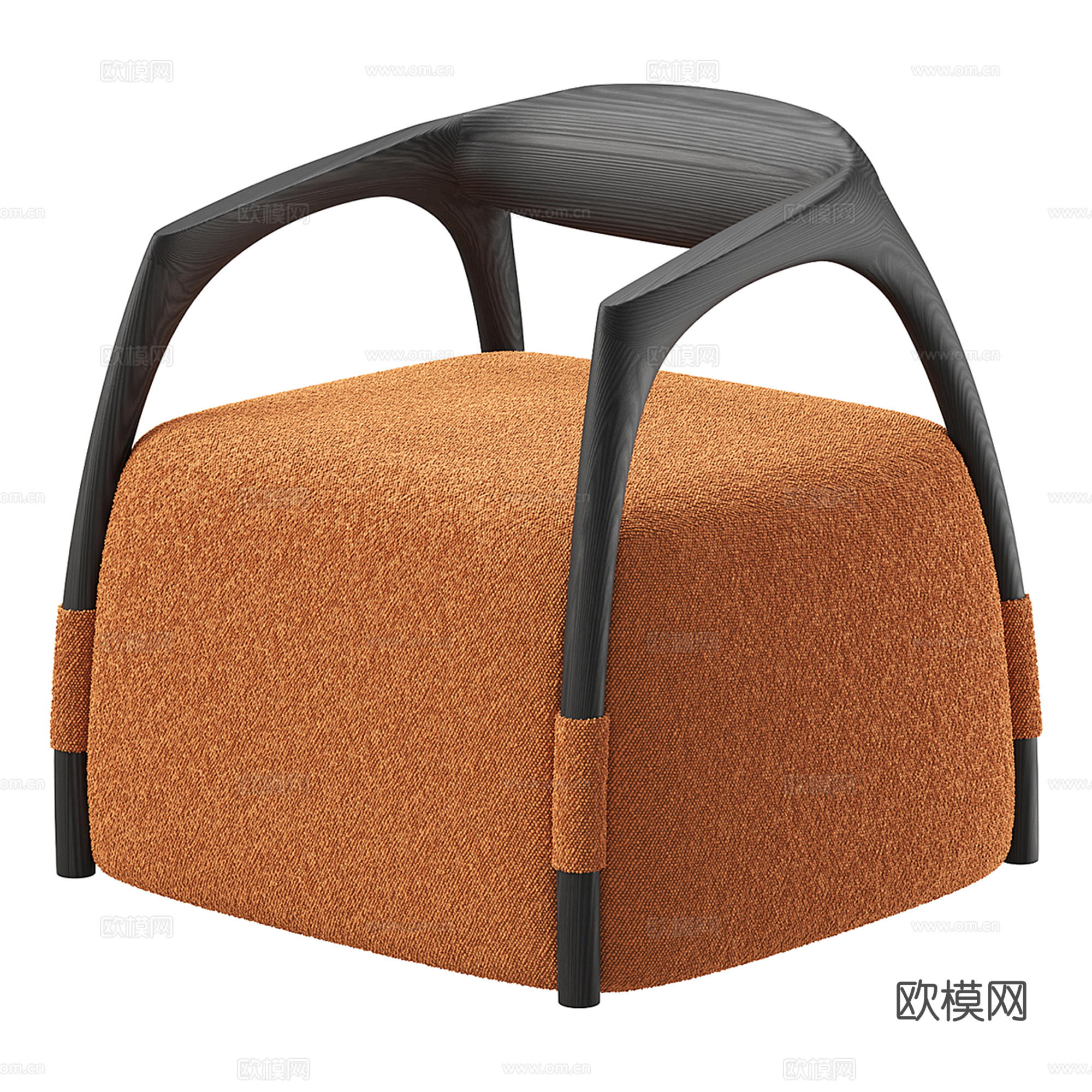 现代休闲椅 休闲单人沙发3d模型