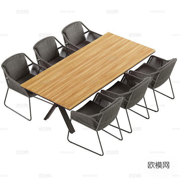 会议桌免费3d模型