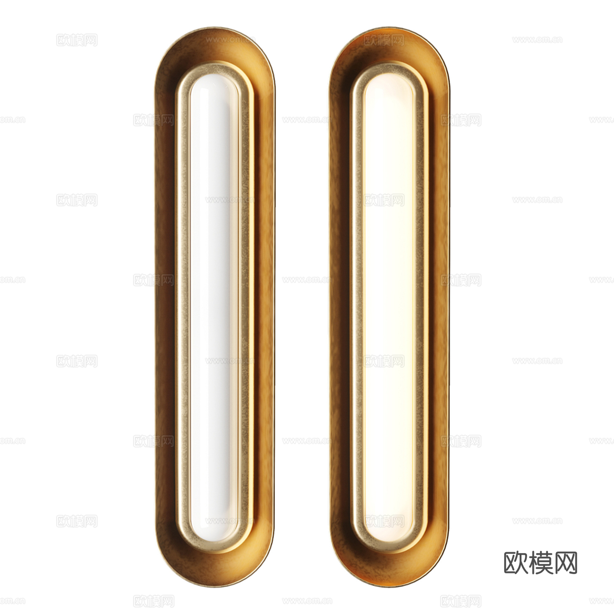 轻奢金属壁灯3d模型