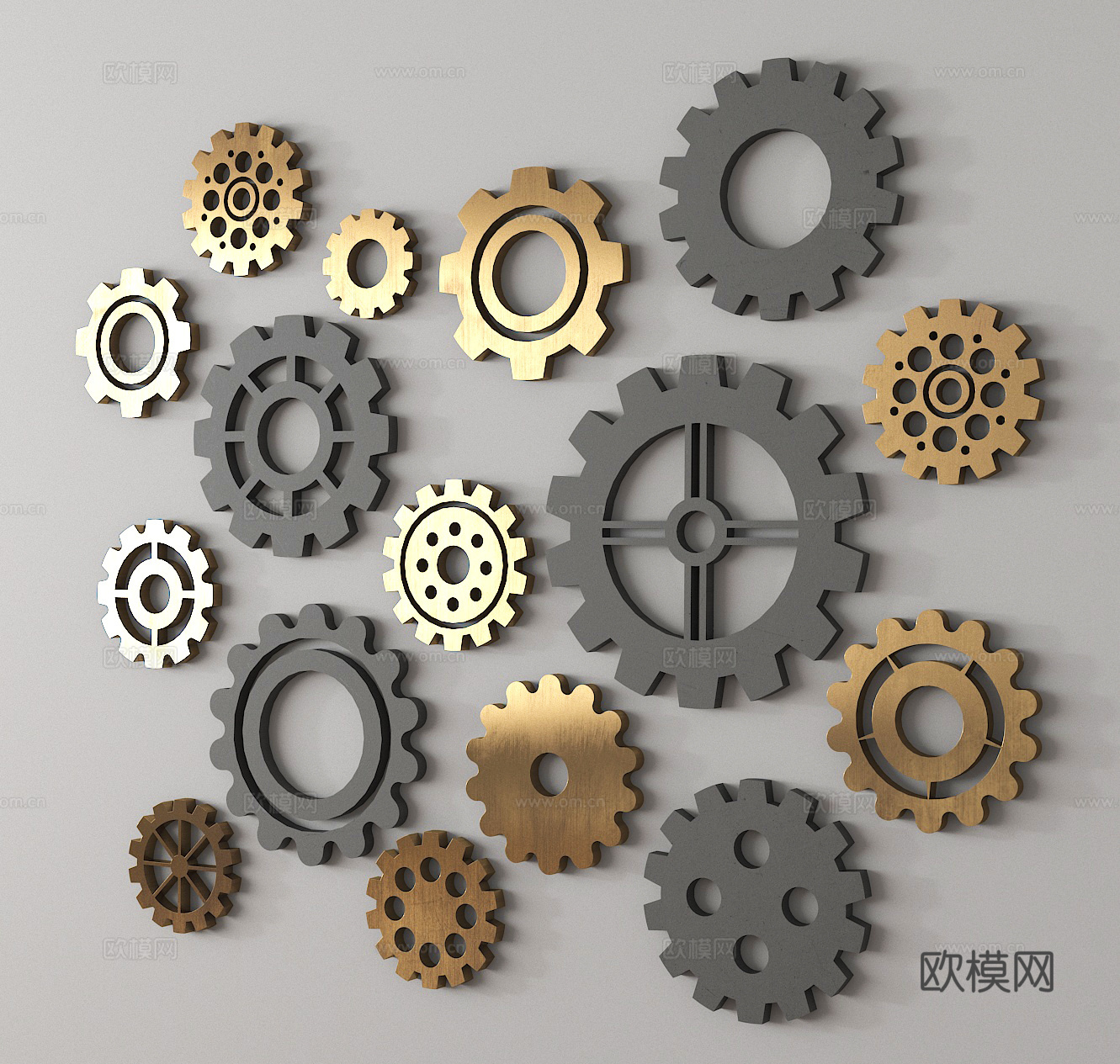 齿轮 工业零件3d模型