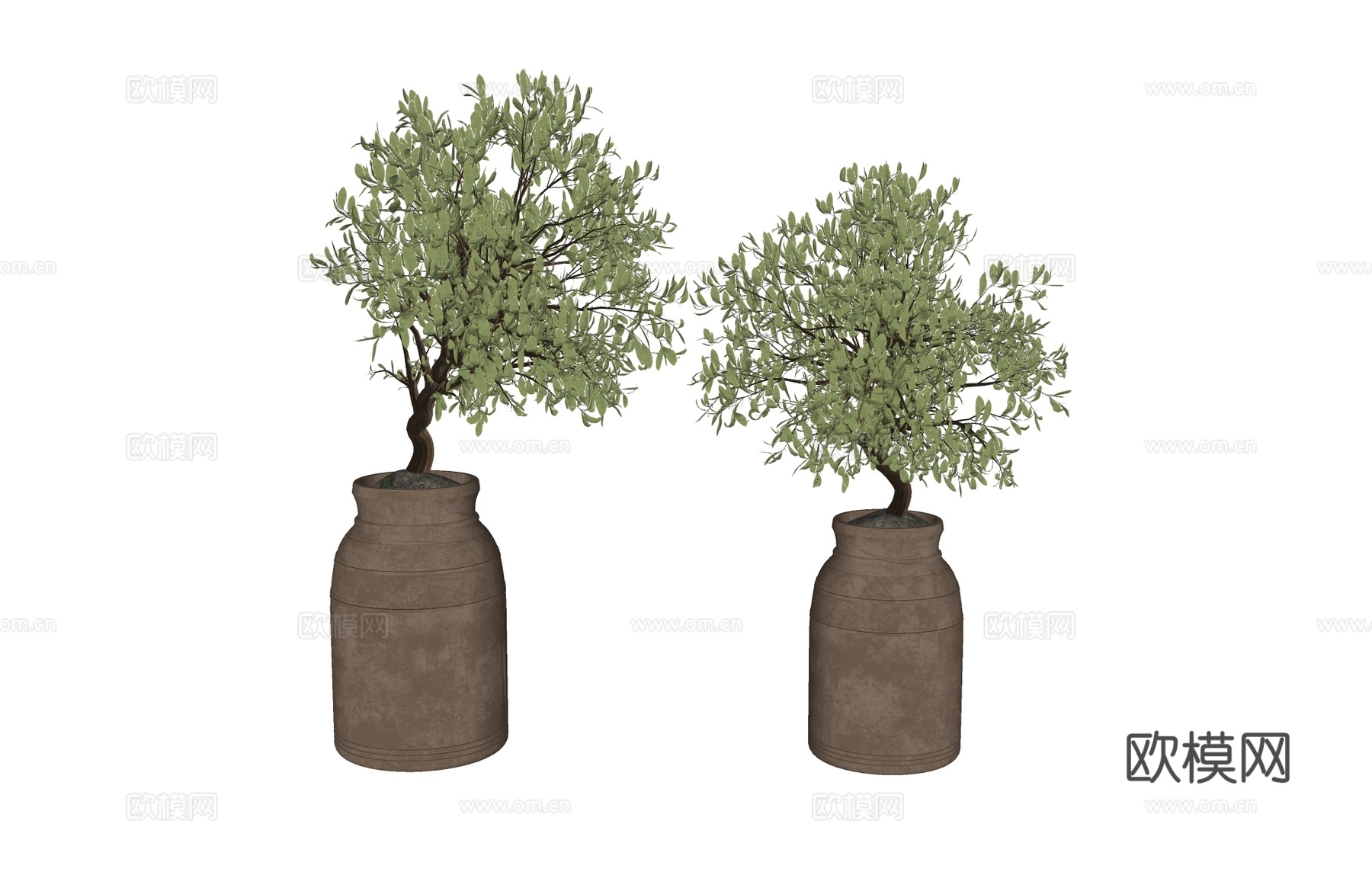 花瓶盆栽植物摆件 ×su模型