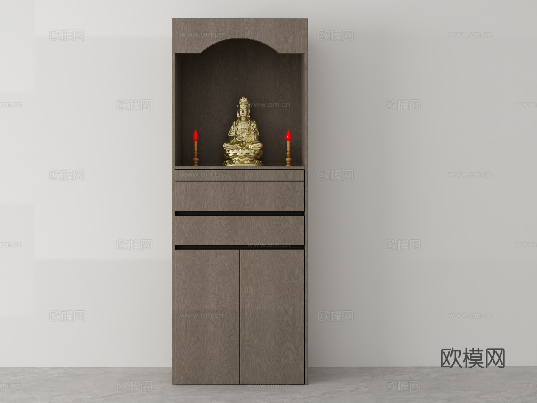 酒柜3d模型下载