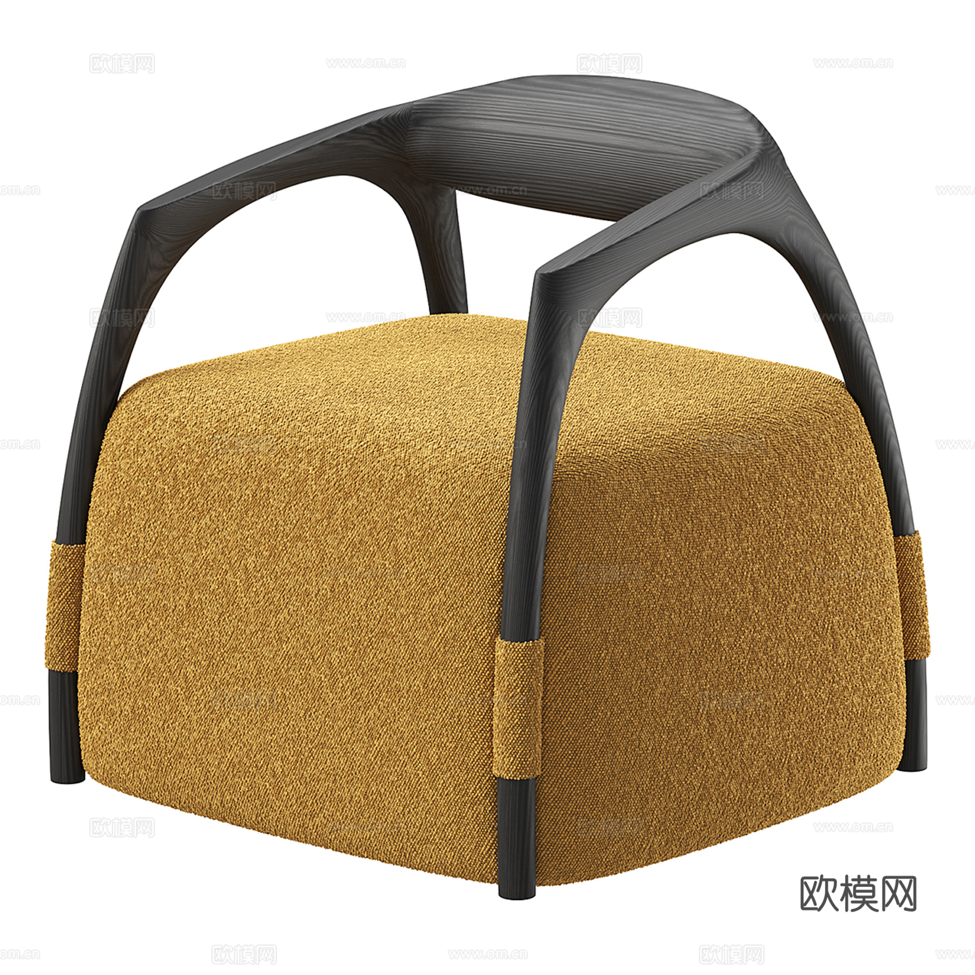 现代休闲椅 休闲单人沙发3d模型