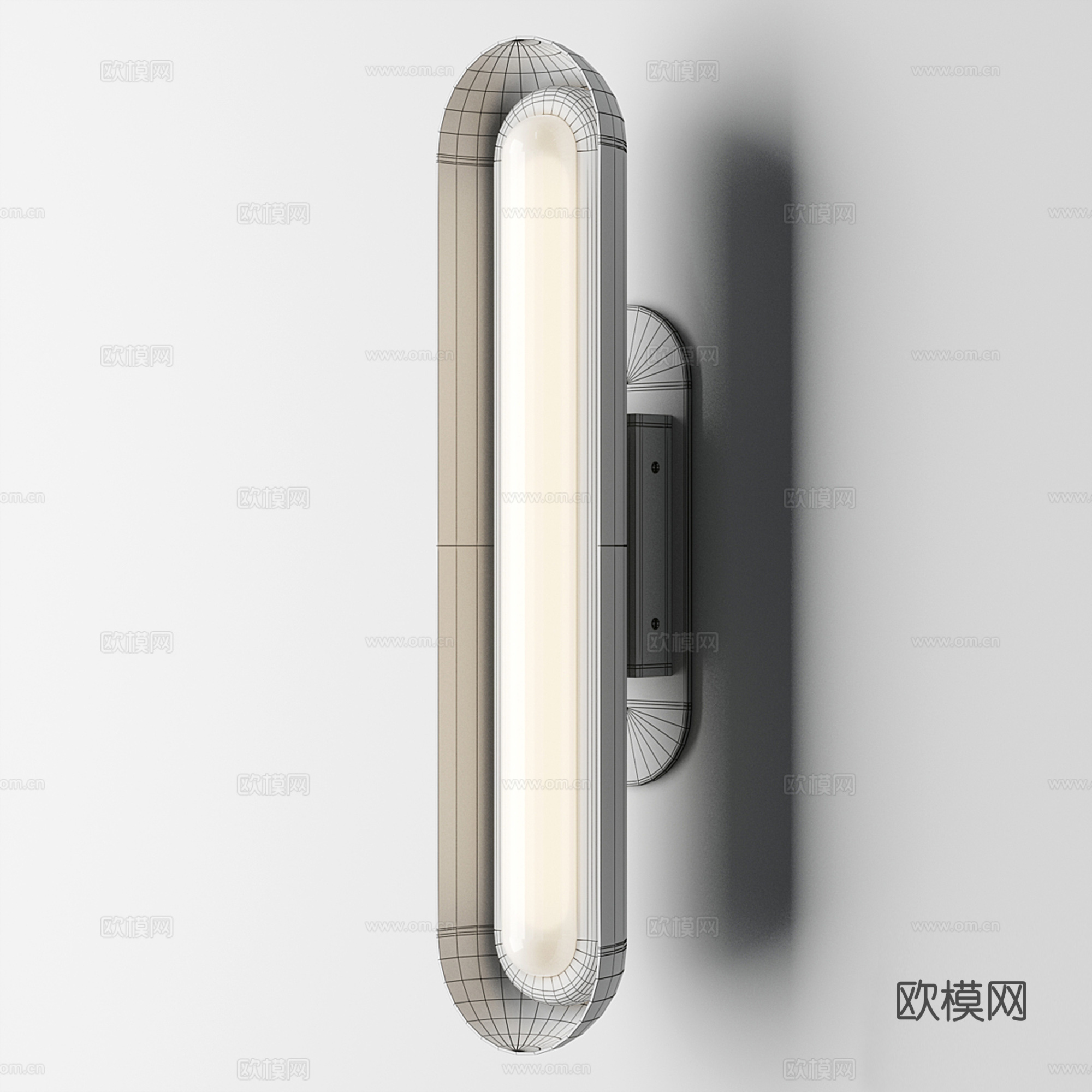 轻奢金属壁灯3d模型