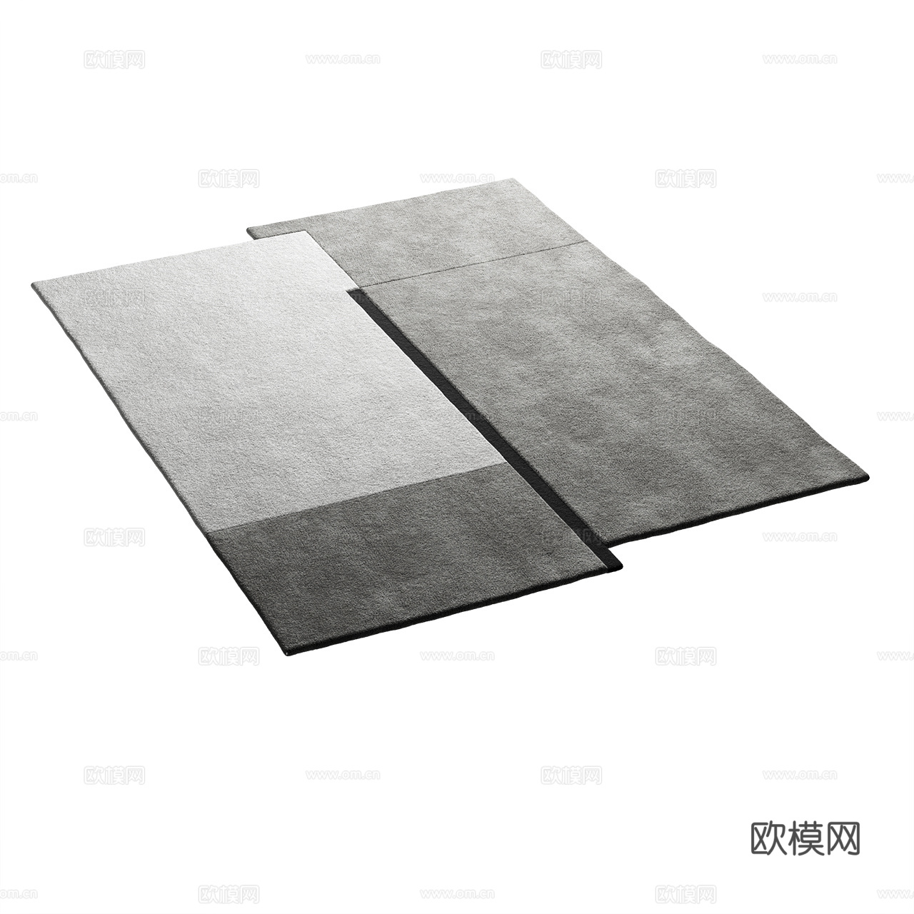 Bonaldo 现代地毯 意式地毯 几何地毯 艺术地毯3d模型