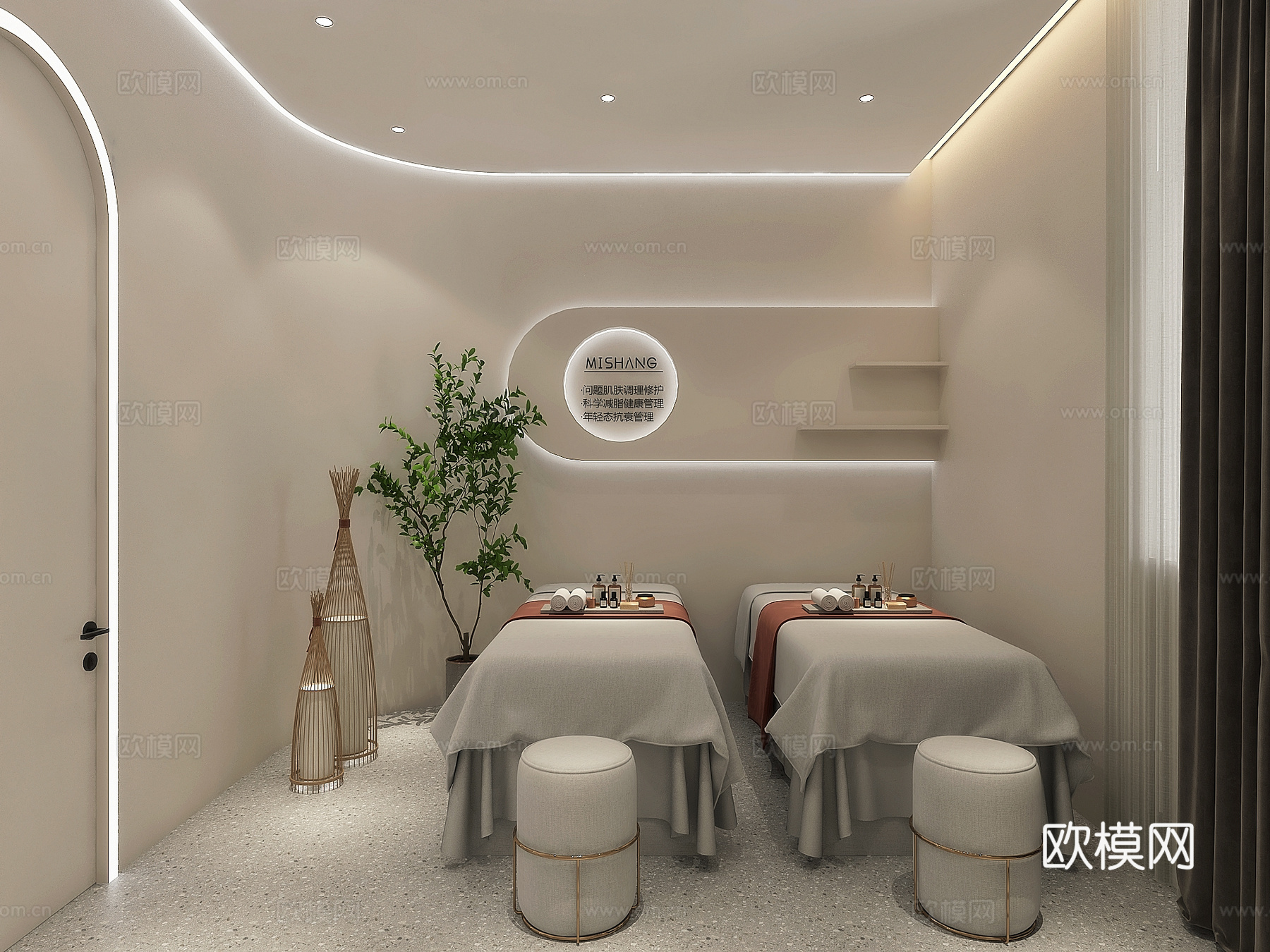 美容店3d模型