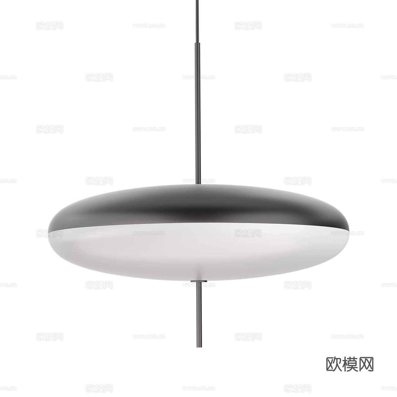 Astep 极简吊灯 网红吊灯 飞碟吊灯 黑白吊灯 玻璃吊灯3d模型
