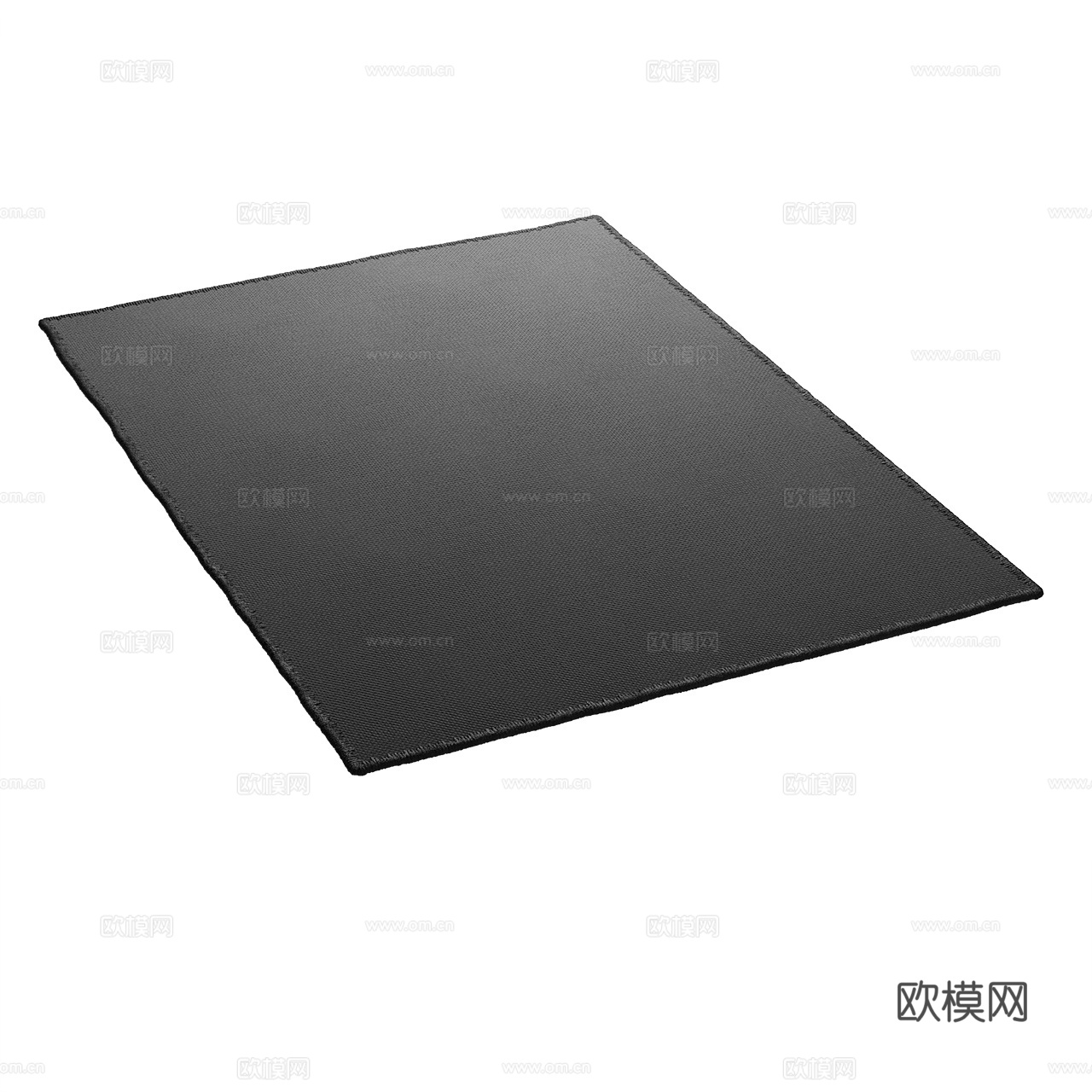 Elitis 极简地毯 现代地毯 黑色地毯 布艺地毯3d模型