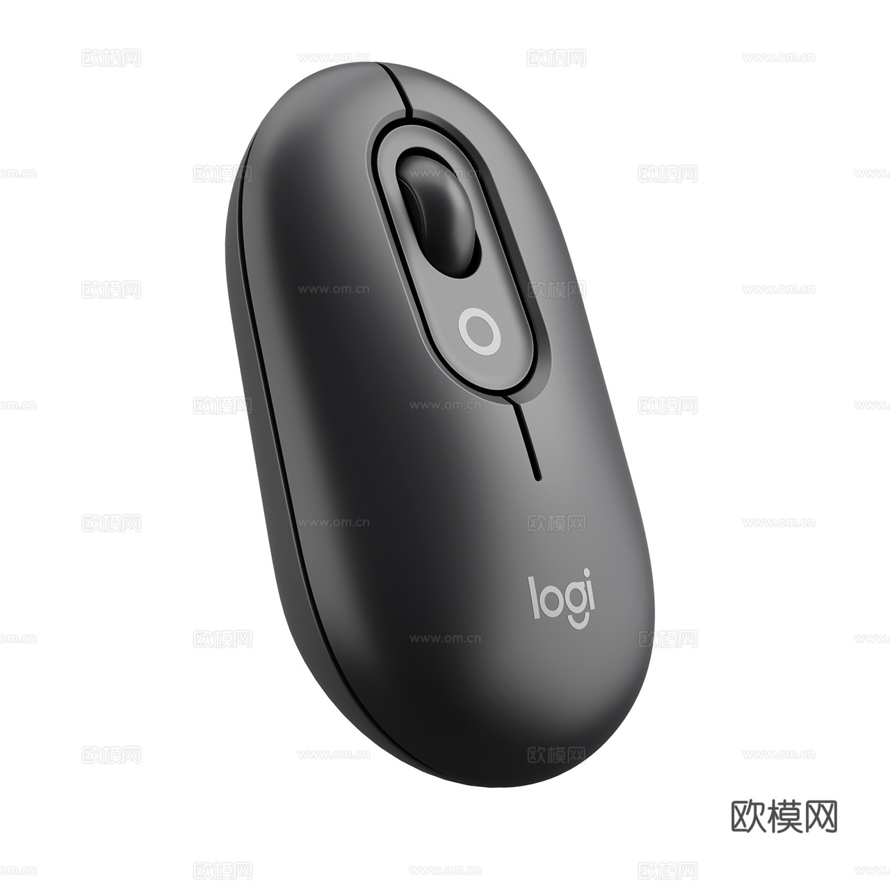 罗技 Pop Wireless Mouse 鼠标 无线鼠标3d模型