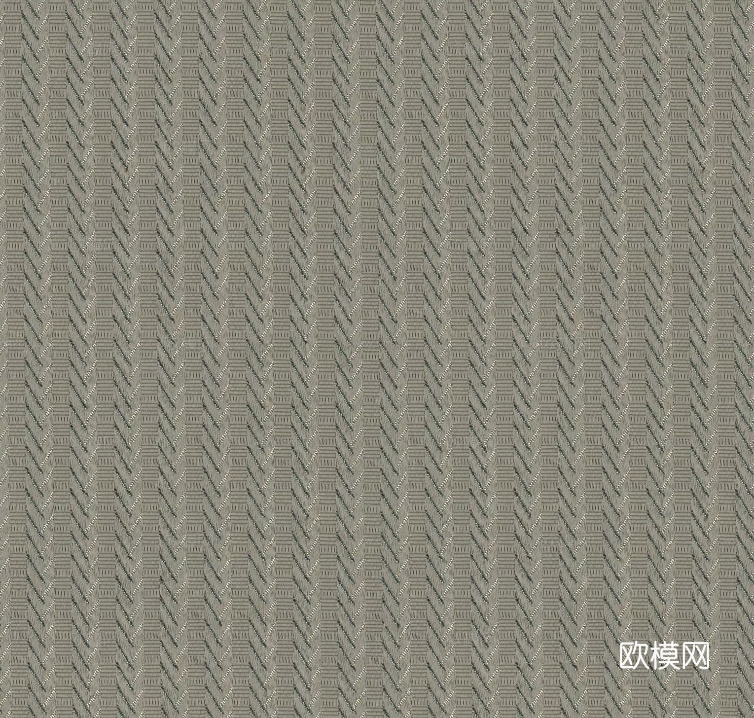无缝暖灰人字花纹布纹墙布