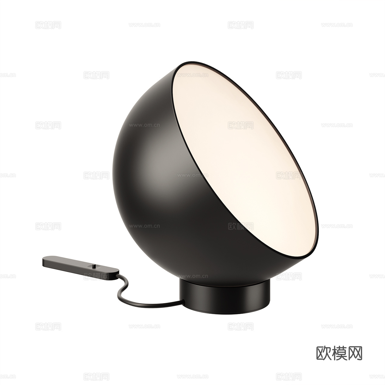 Vibia 现代台灯 极简台灯 黑色台灯 小台灯3d模型