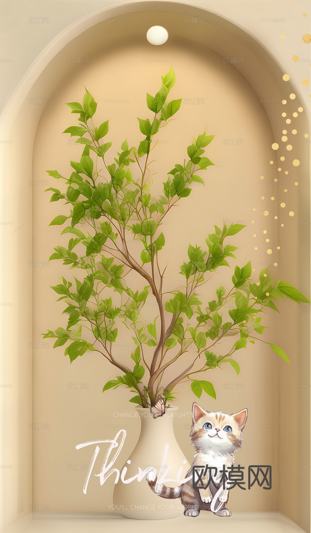 文艺小清新简约现代装饰画