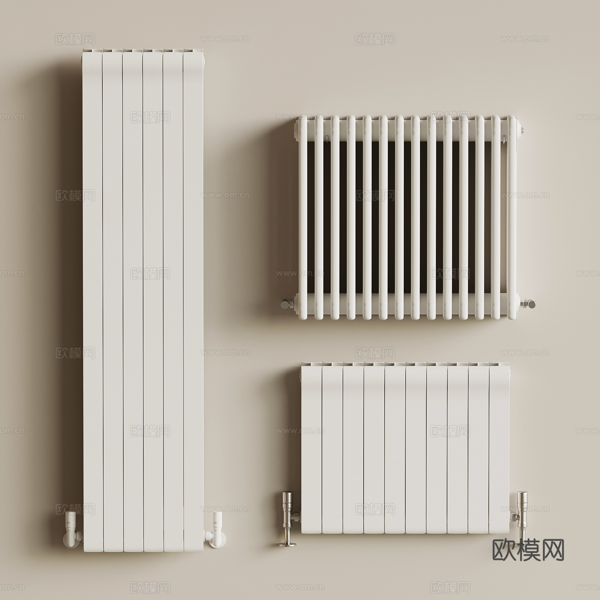 取暖器 现代暖气片3d模型