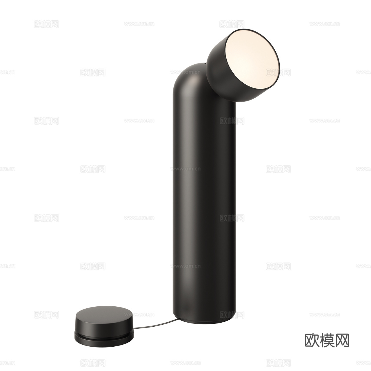 Vibia 极简台灯 现代台灯 简约台灯 黑色台灯 创意台灯3d模型