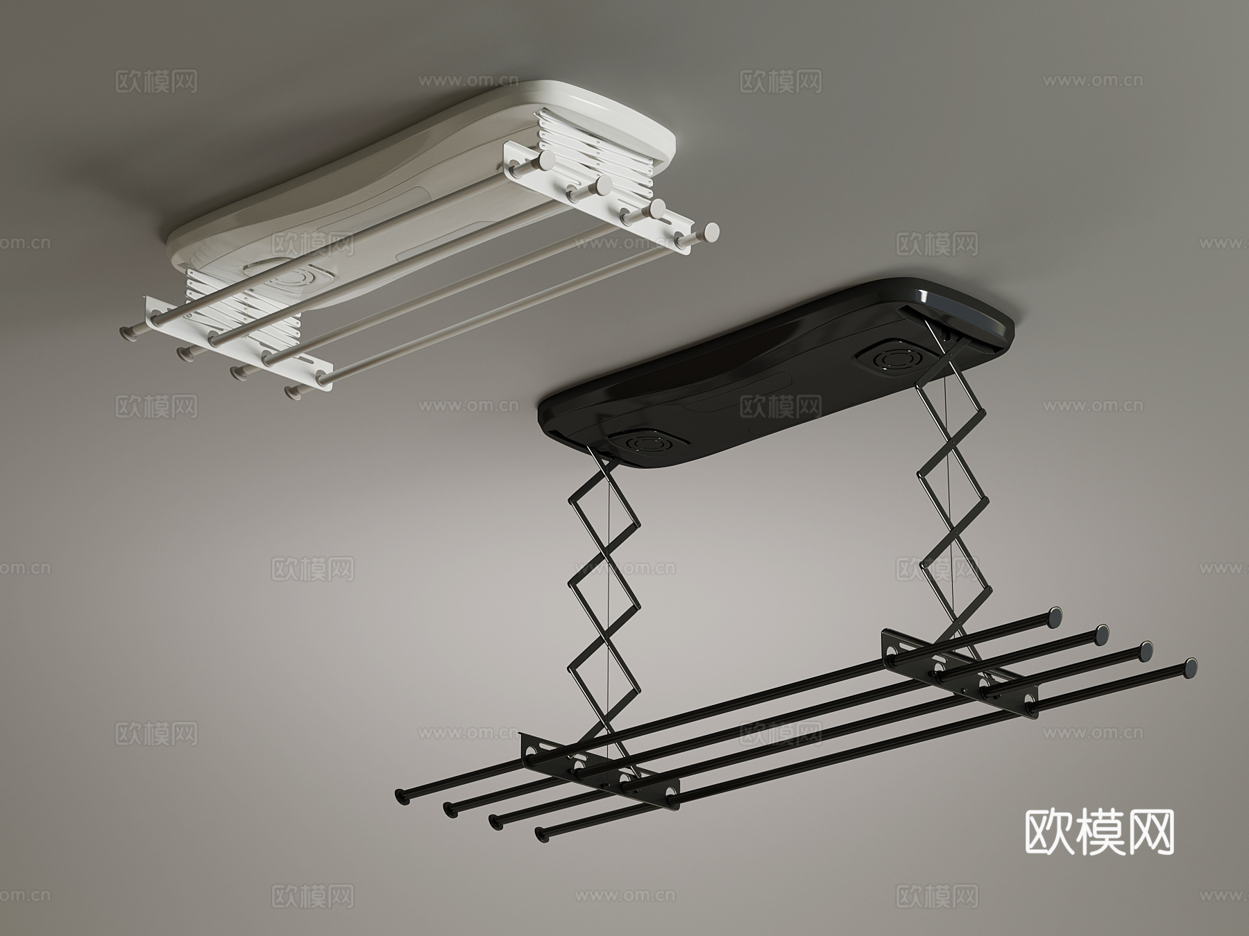 晾衣架 电动晾衣架3d模型