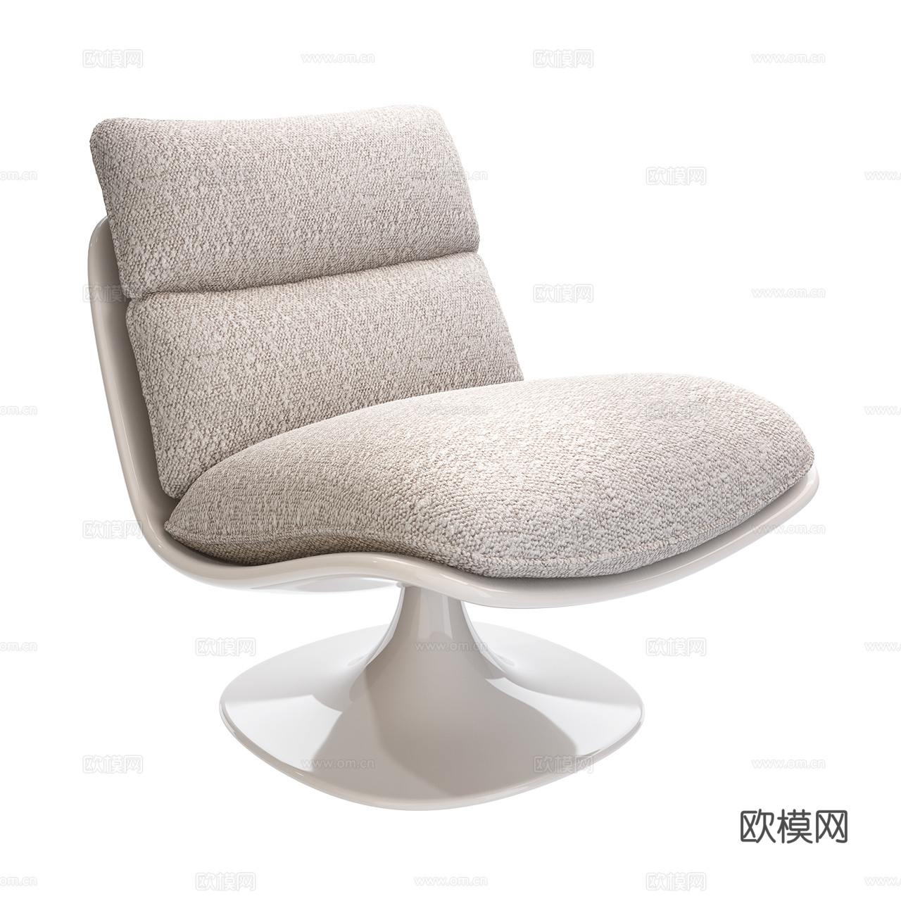 Minotti 意式休闲椅 布艺休闲椅 扶手椅 躺椅3d模型